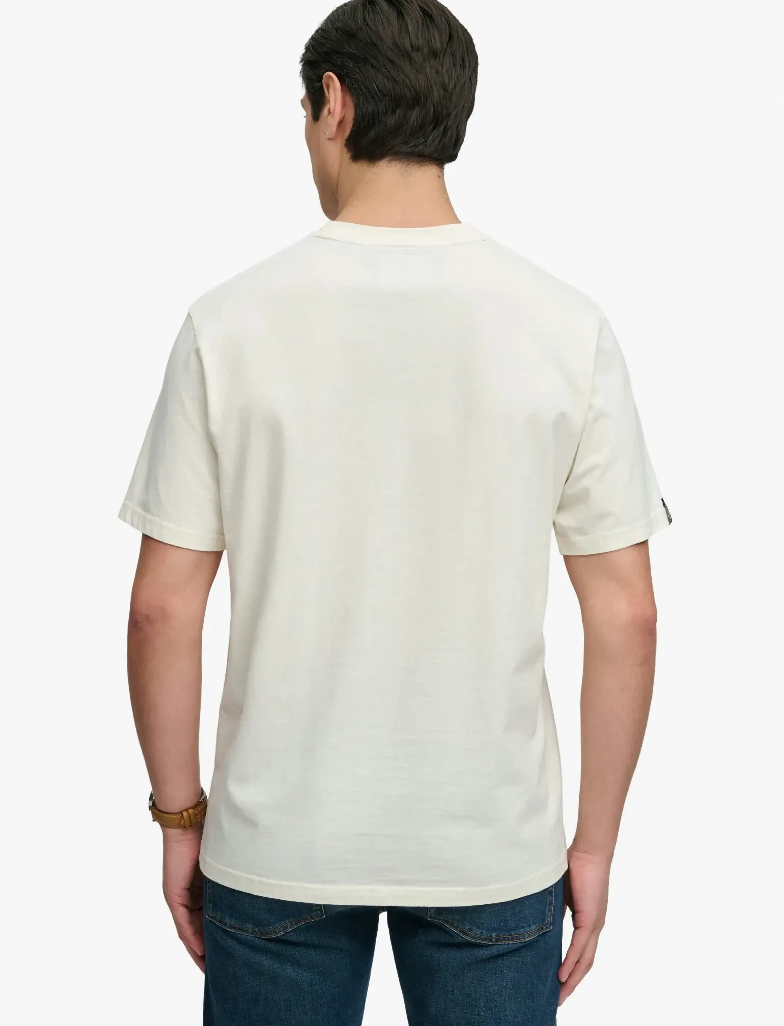 Superdry - MARITIME LOOSE TEE - short-sleeved t-shirts - winter white - 3