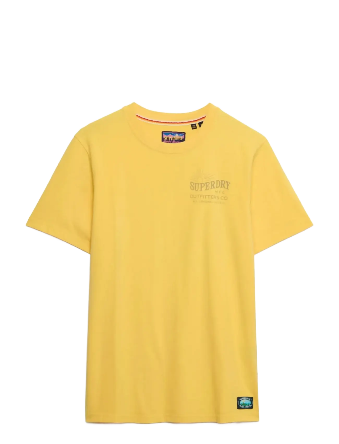 SUPERDRY Outdoors Mountain Rlxd Tee Gelb - XXXL - Herren
