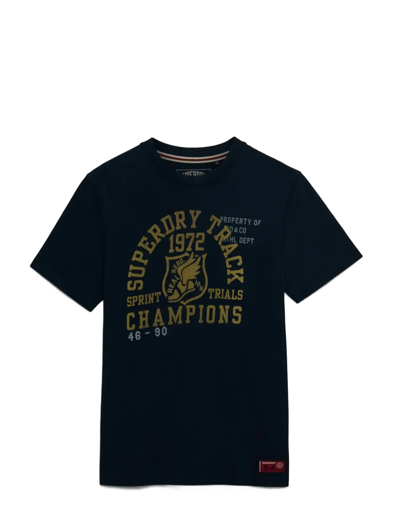 Superdry VINTAGE PREP RELAXED TEE - T-särgid - DARK NAVY / navy