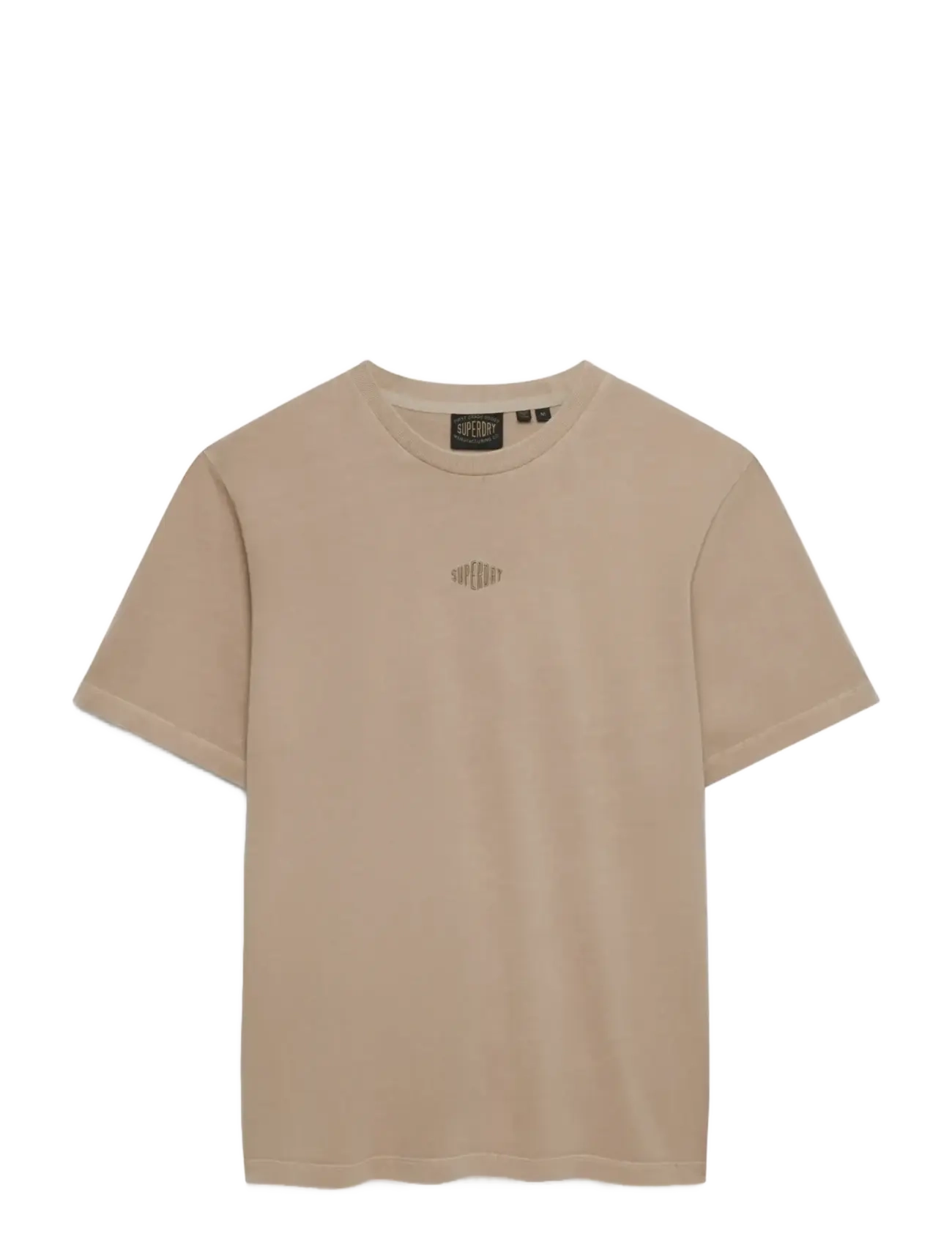 SUPERDRY Micro Logo Tshirt Beige - XXL - Herren