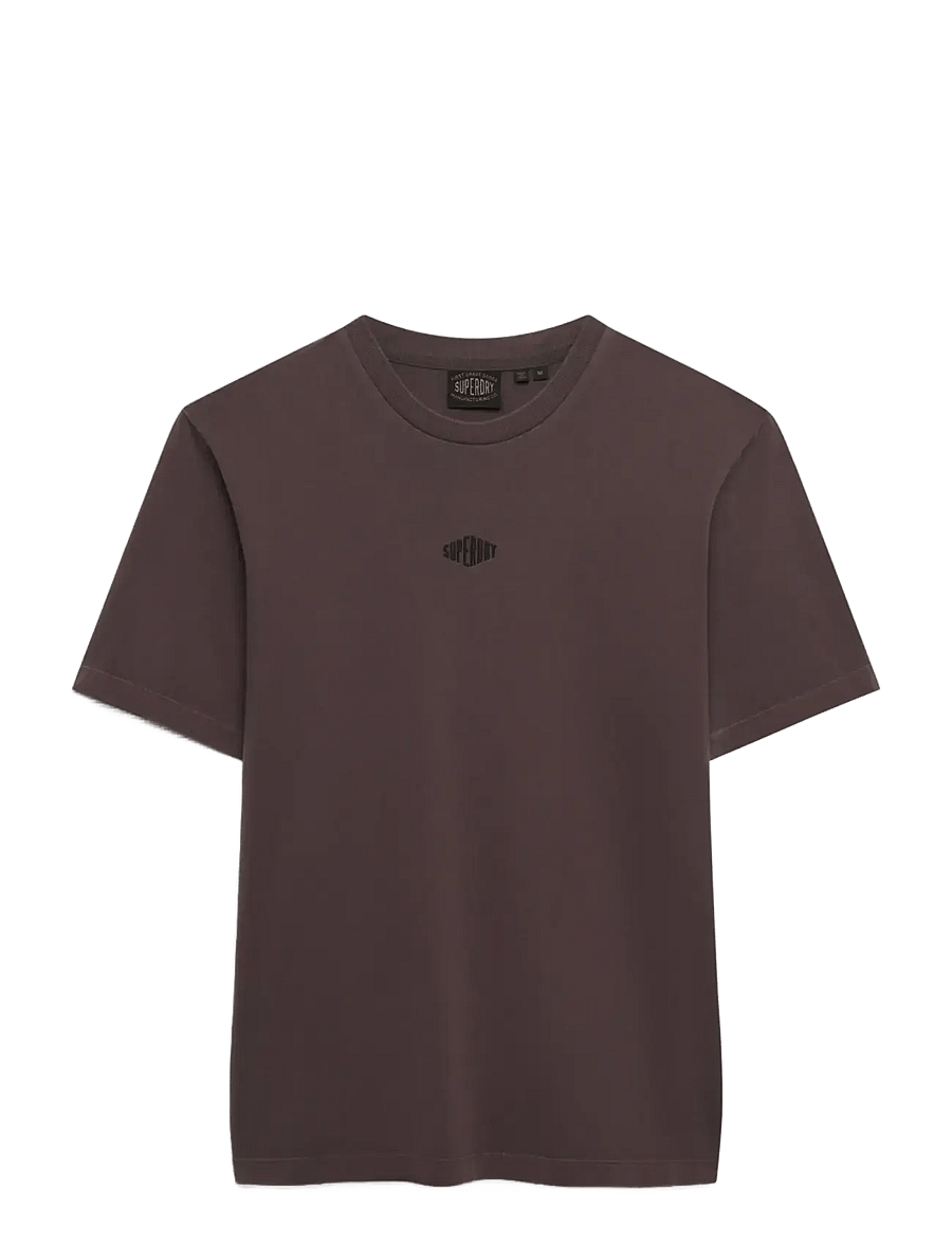 Superdry - MICRO LOGO TSHIRT - short-sleeved t-shirts - shale dark grey - 1