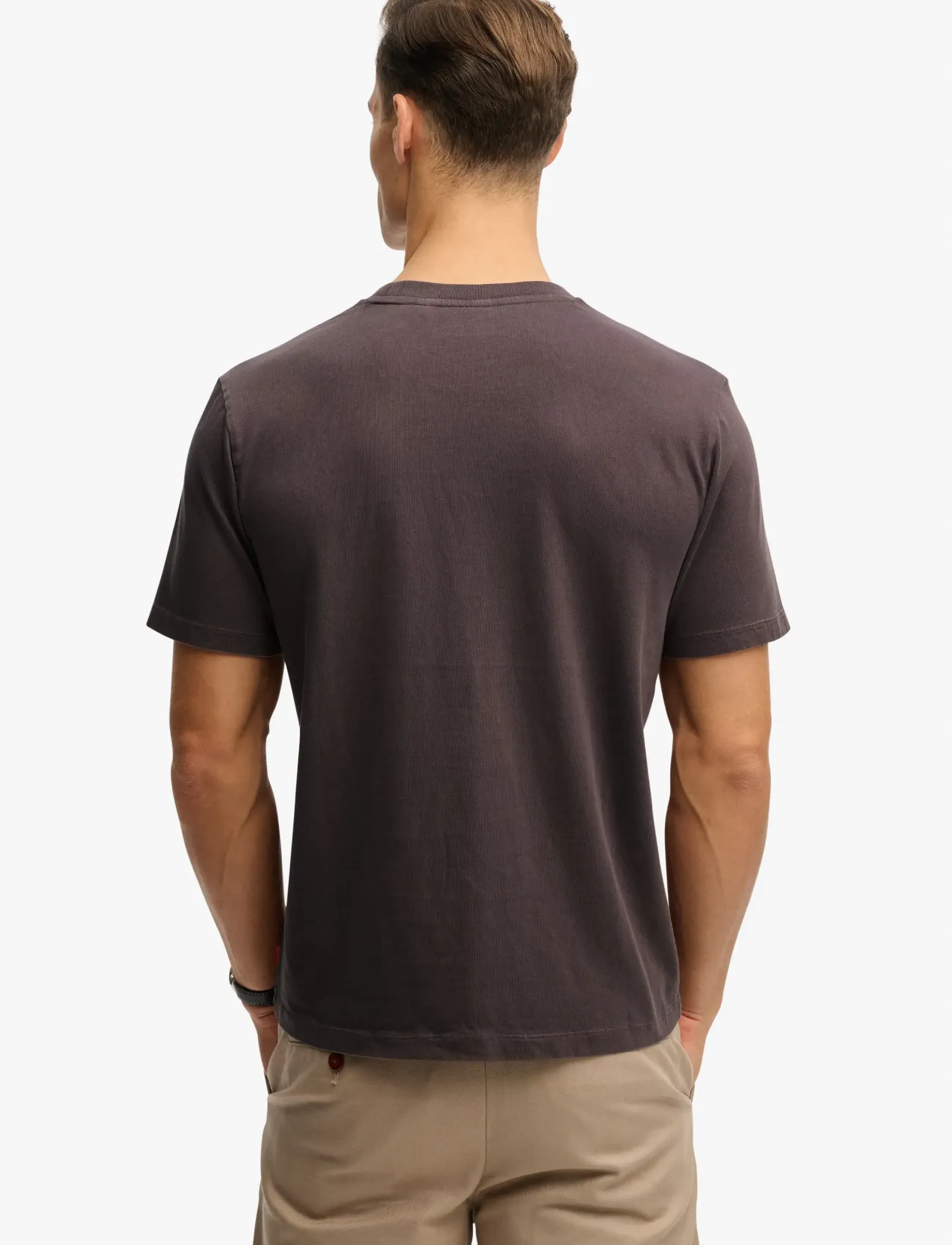 Superdry - MICRO LOGO TSHIRT - laveste priser - shale dark grey - 5