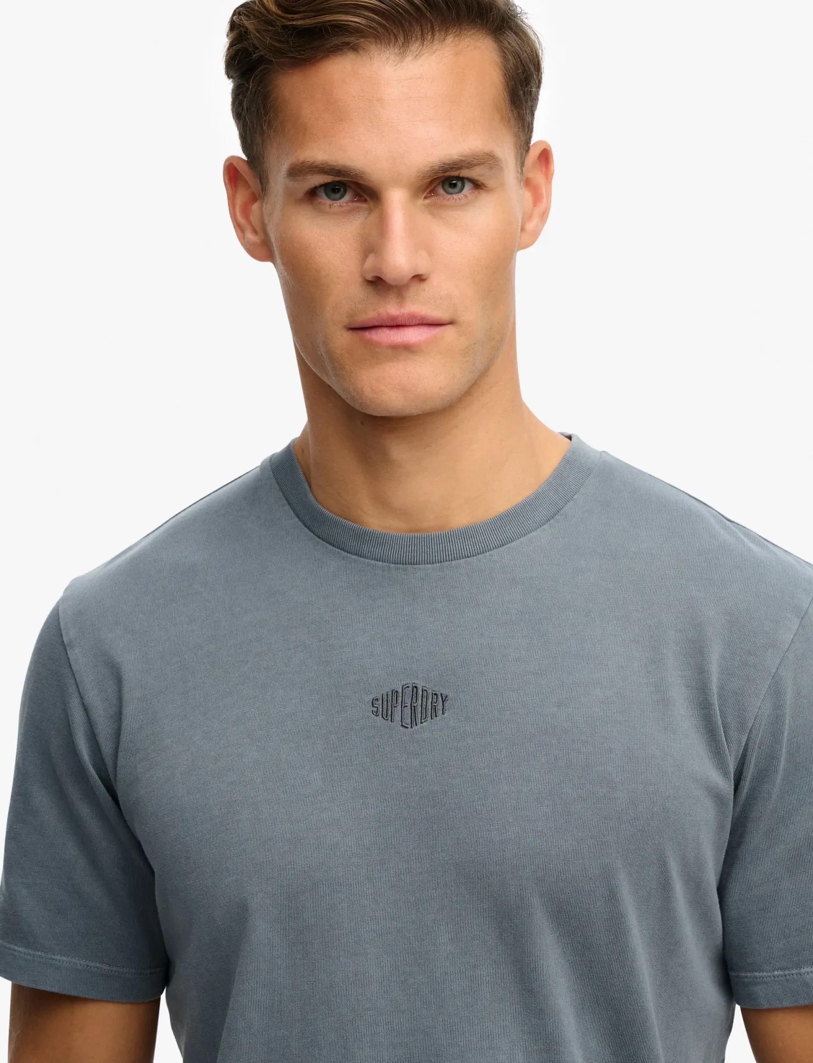 Superdry - MICRO LOGO TSHIRT - laveste priser - stormy weather blue - 3