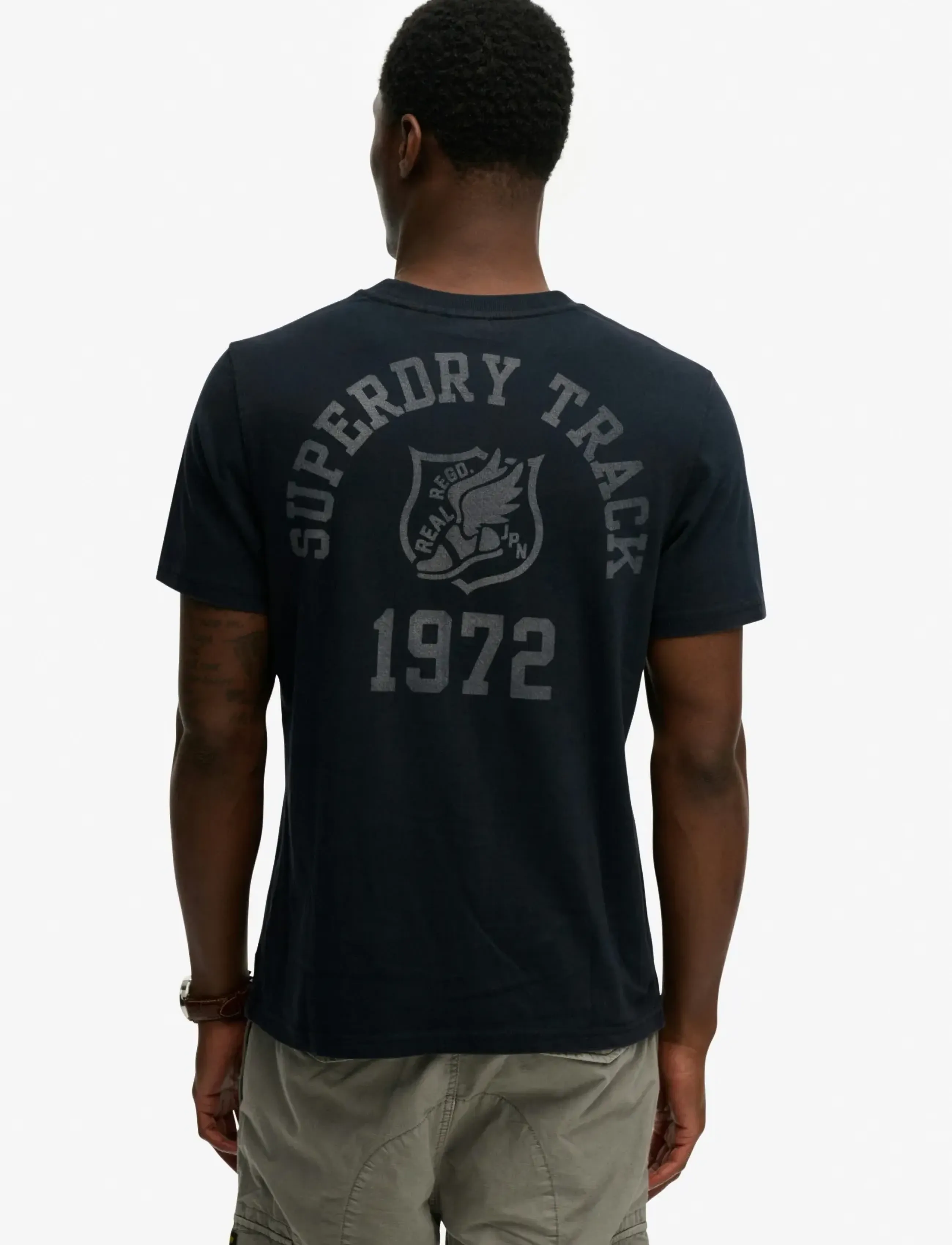 Superdry - VINTAGE PREP RELAXED PCKET TEE - kortärmade t-shirts - eclipse navy - 3