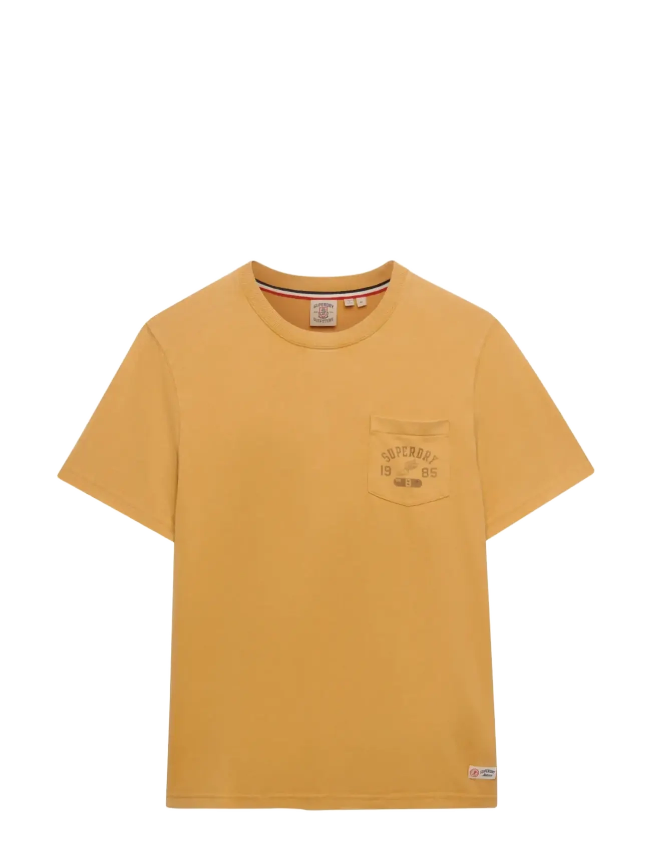 SUPERDRY Vintage Prep Relaxed Pcket Tee Beige - XL - Herren