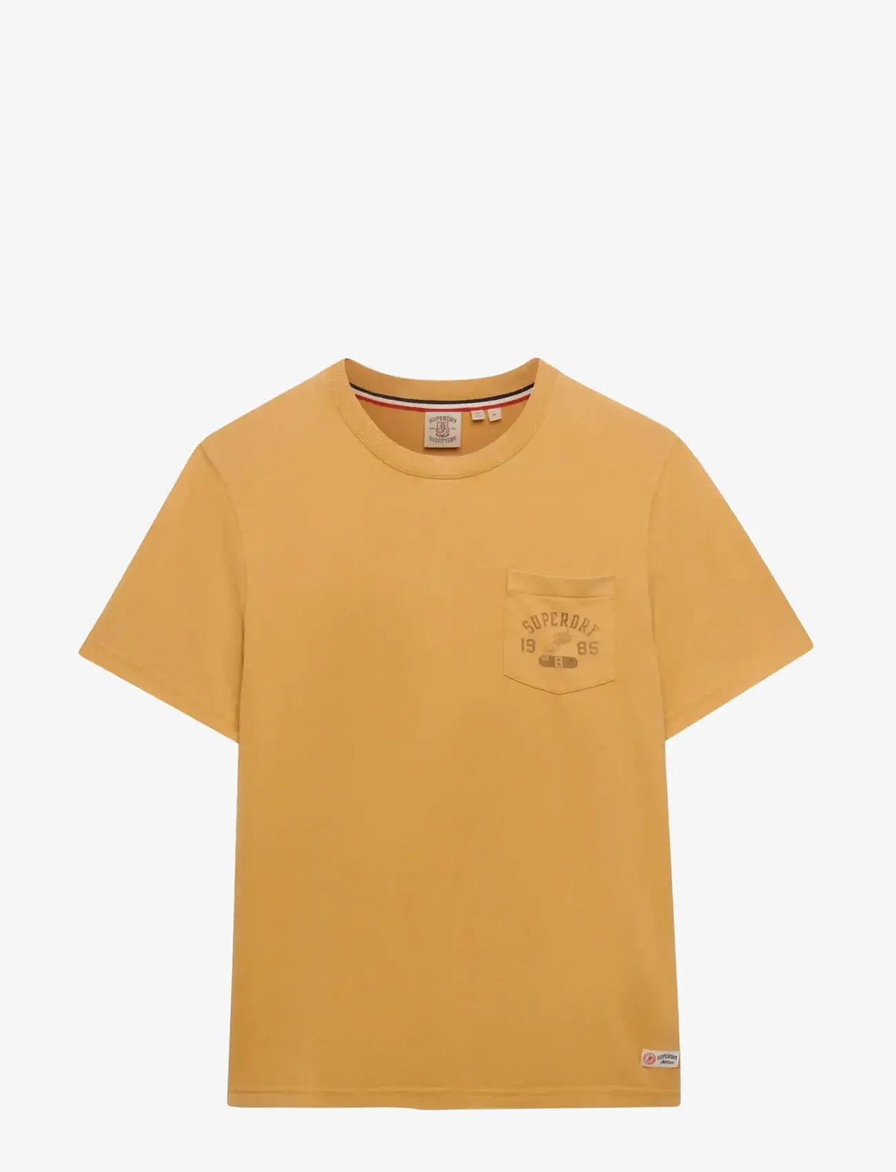Superdry - VINTAGE PREP RELAXED PCKET TEE - t-shirts à manches courtes - winter gold - 1