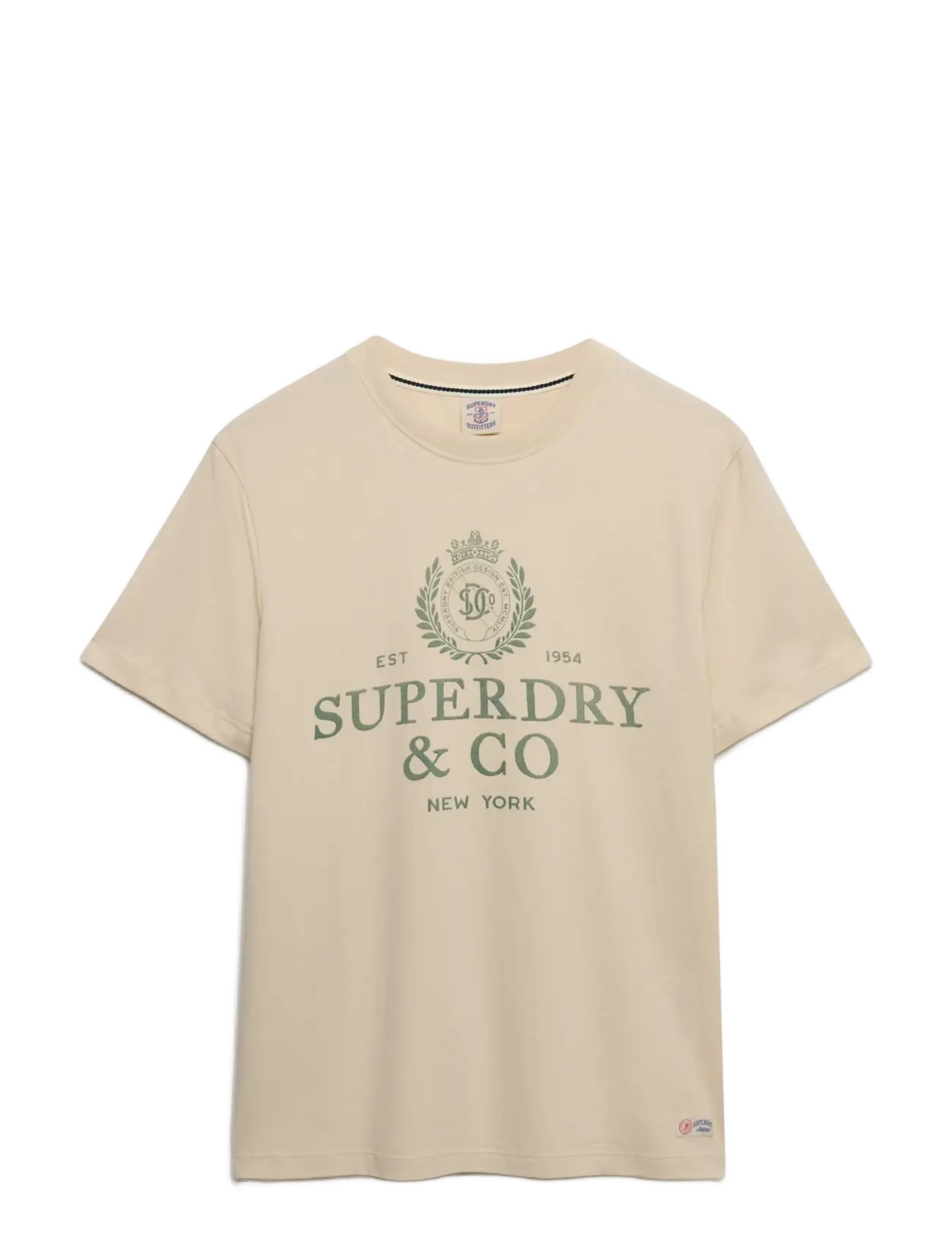 Superdry - 1954 COMPANY RELAXED TEE - kurzärmelige t-shirts - birch - 1