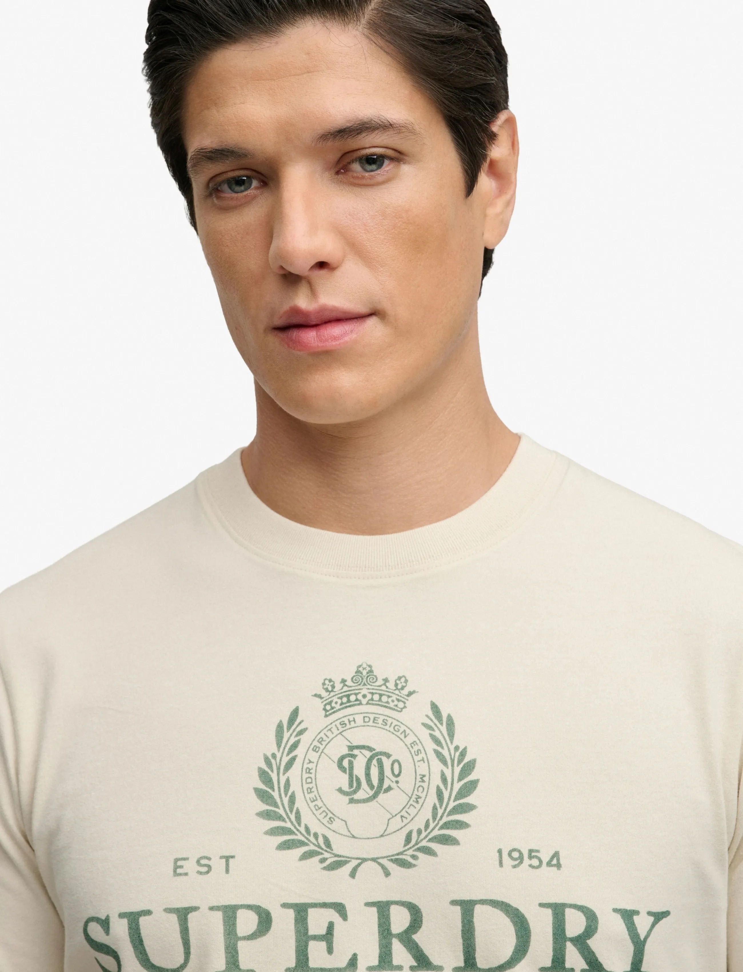Superdry - 1954 COMPANY RELAXED TEE - kurzärmelige t-shirts - birch - 3