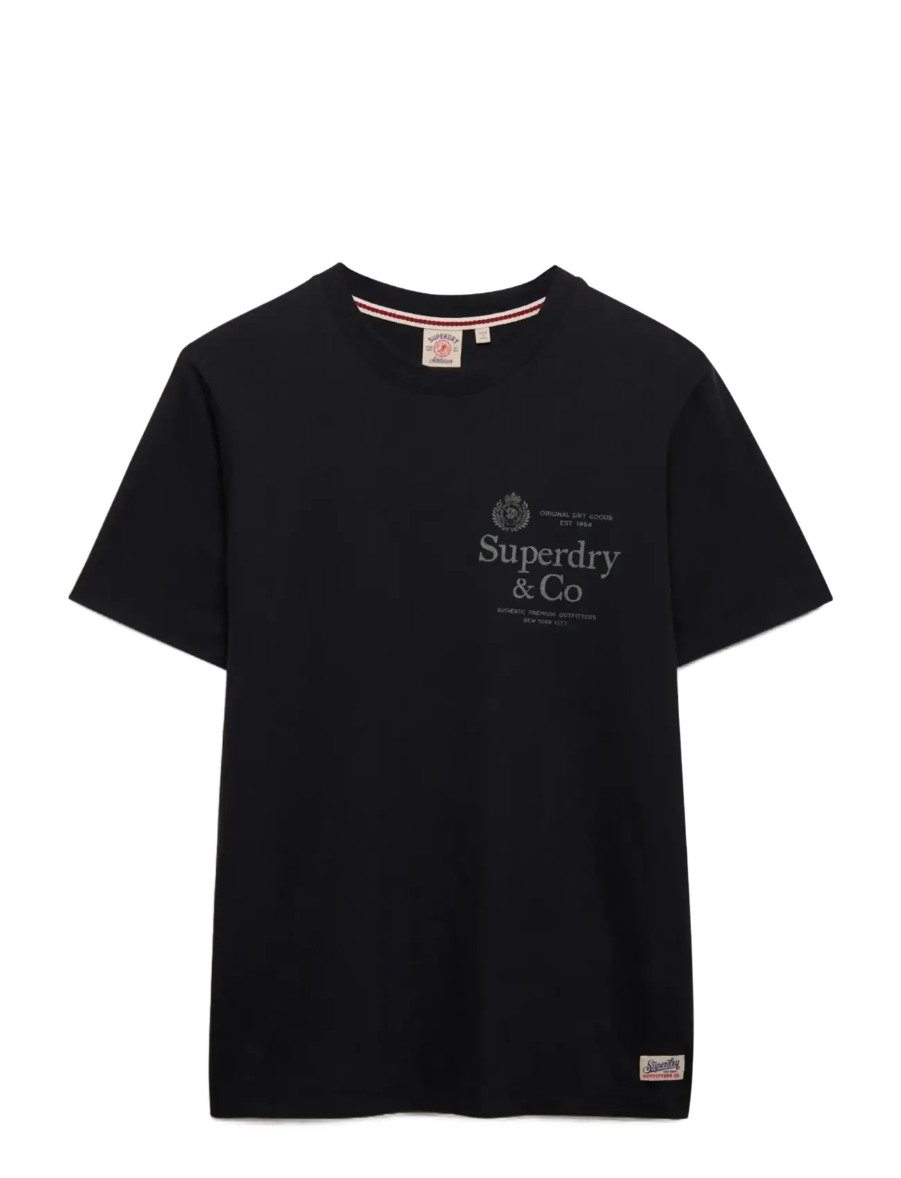 Superdry - 1954 COMPANY RELAXED TEE - kurzärmelige t-shirts - dark navy - 1
