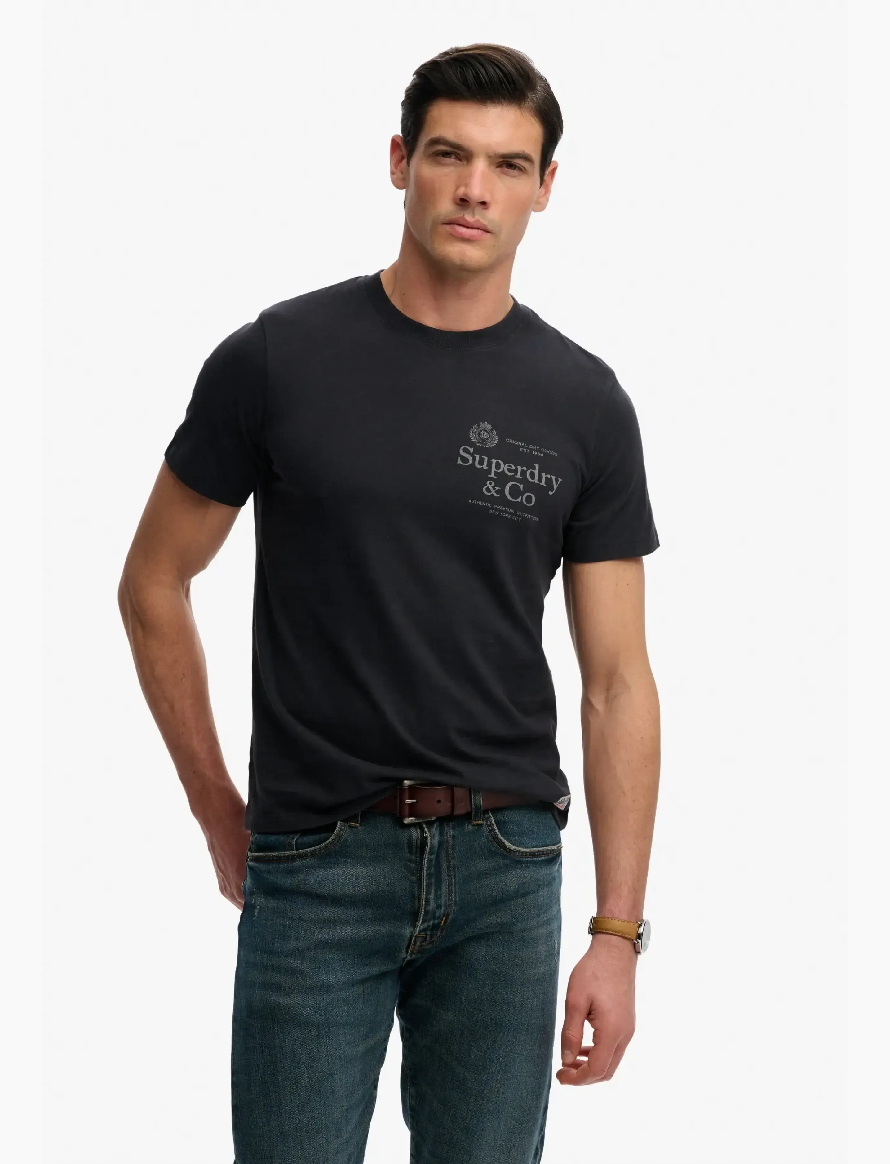 Superdry 1954 COMPANY RELAXED TEE - Superdry - DARK NAVY / navy