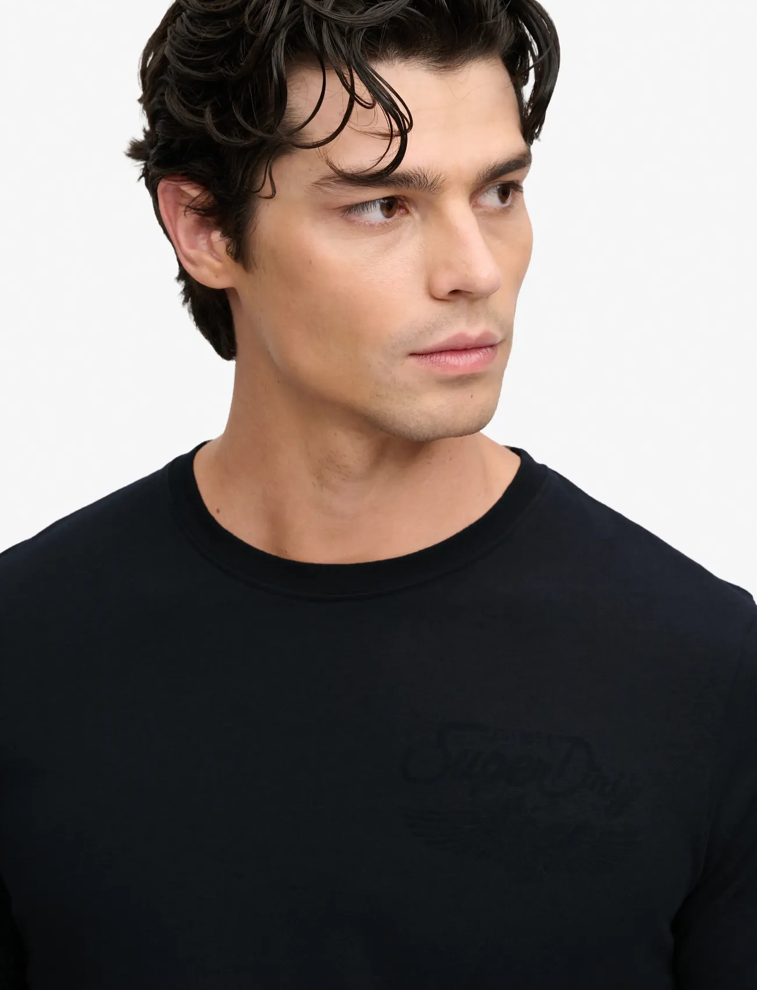 Superdry - VINTAGE BIKER TEE - short-sleeved t-shirts - vintage black - 3