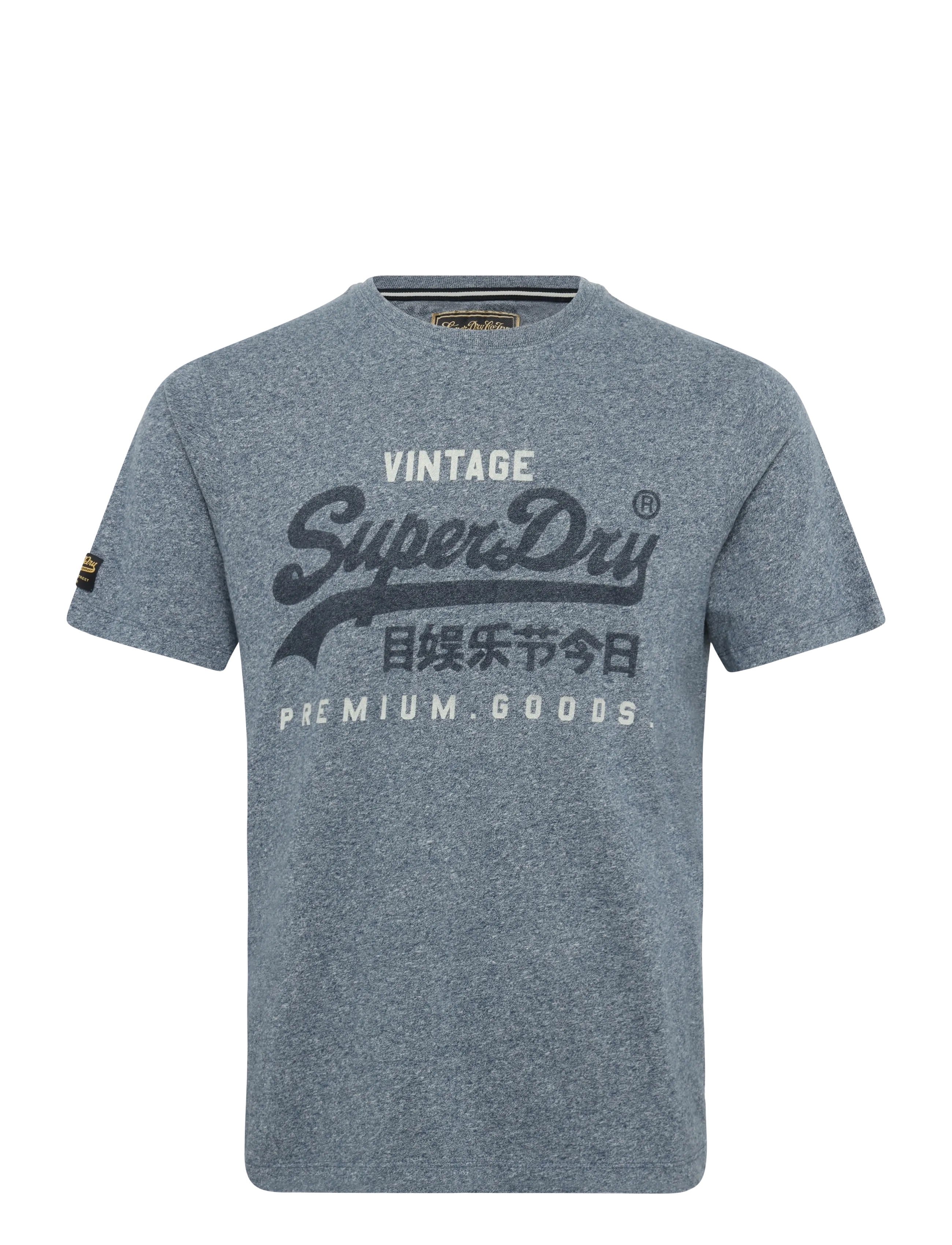 Superdry - VL HERITAGE RELAXED TEE - short-sleeved t-shirts - denim blue marl - 1