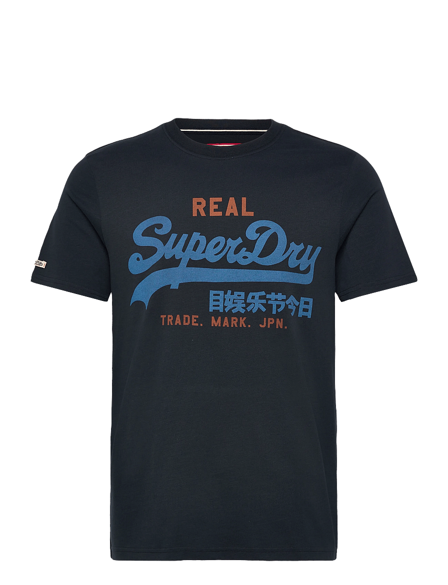 Superdry - VL CLASSIC TEE - kortærmede t-shirts - eclipse navy - 1