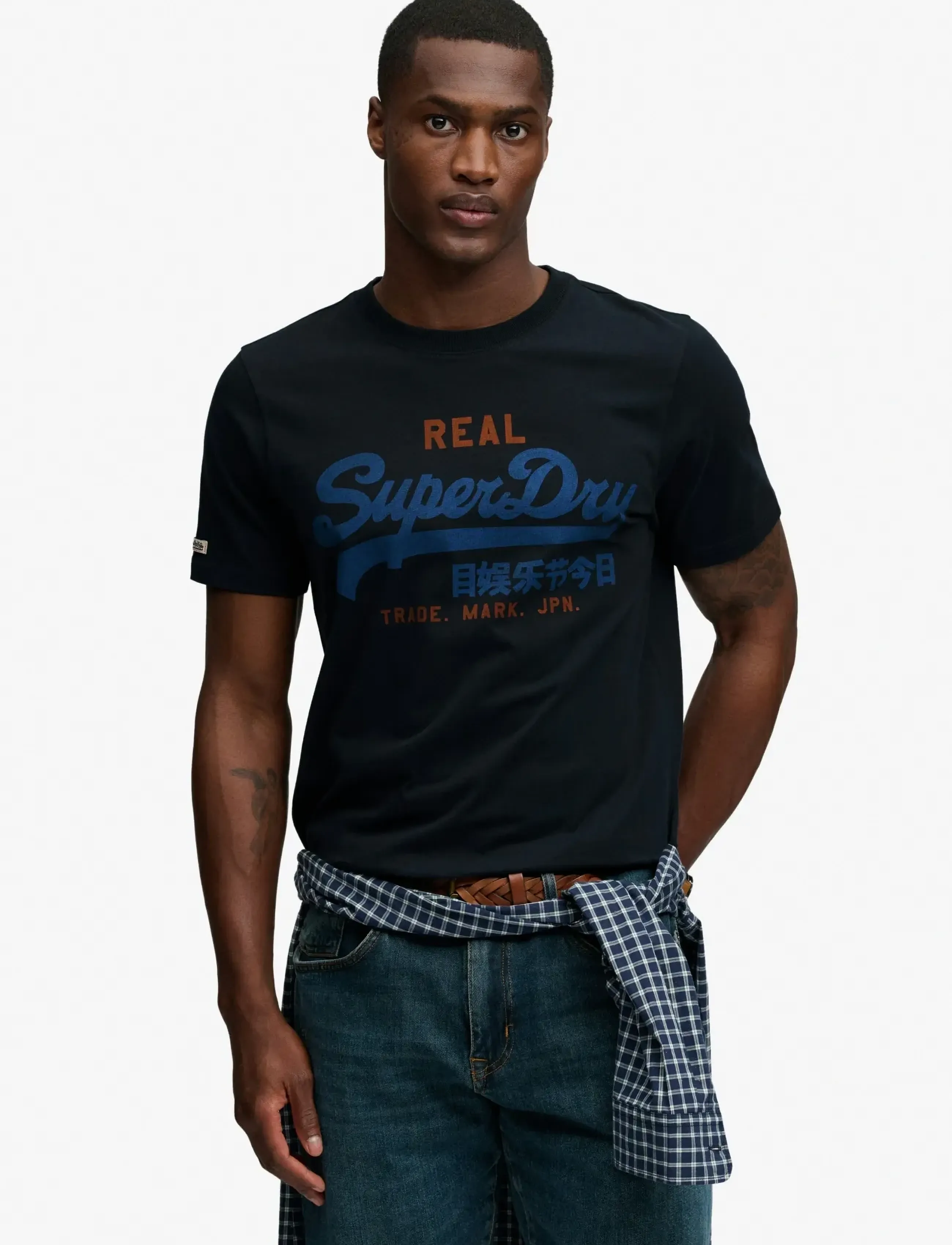 Superdry VL CLASSIC TEE - T-Shirts - ECLIPSE NAVY / navy