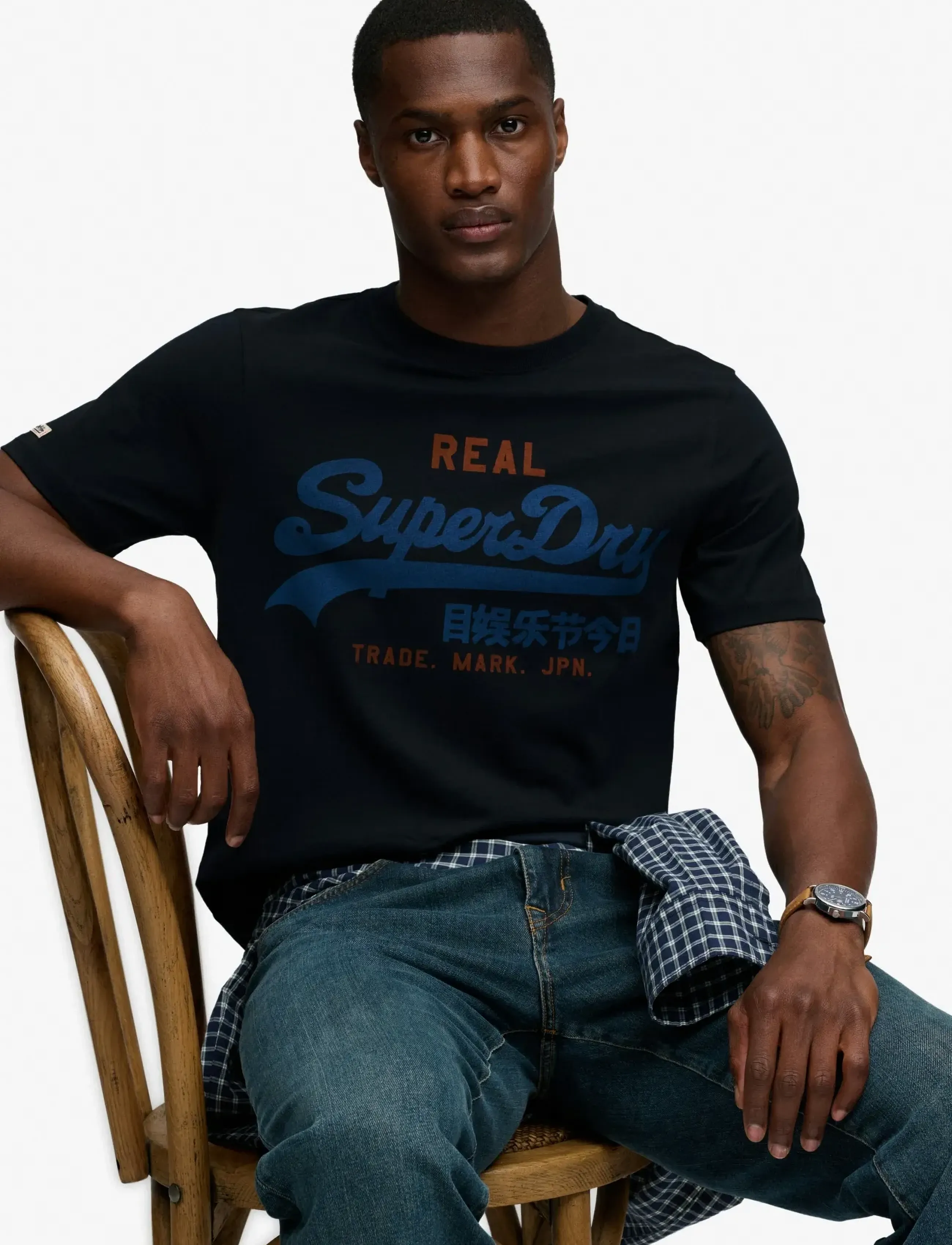 Superdry - VL CLASSIC TEE - laveste priser - eclipse navy - 4