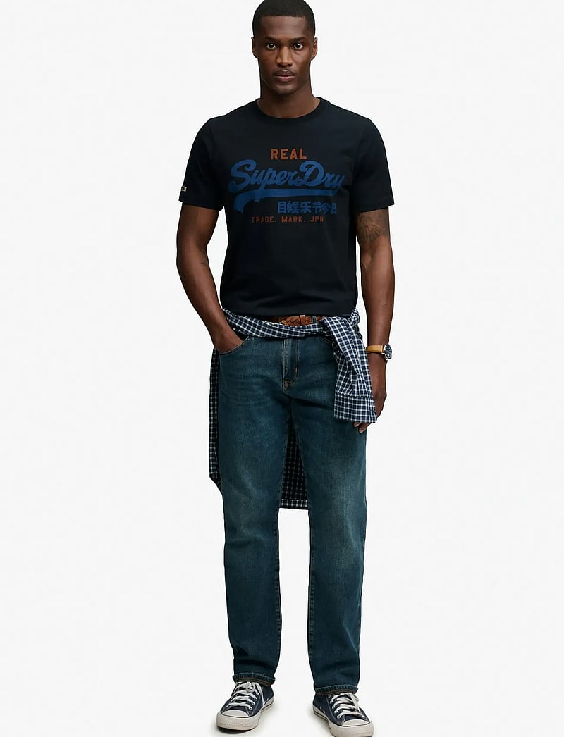 Superdry - VL CLASSIC TEE - short-sleeved t-shirts - eclipse navy - 5
