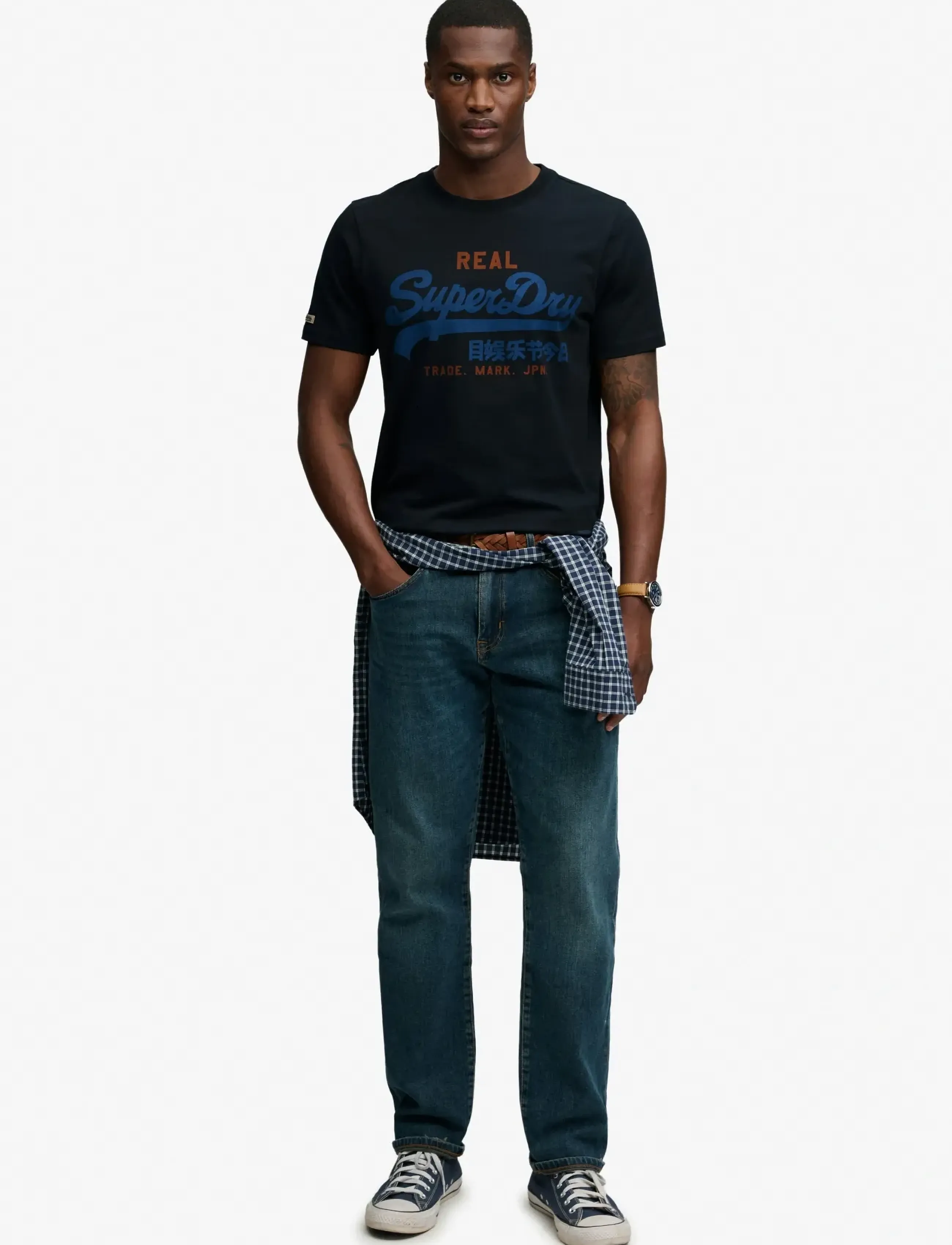 Superdry - VL CLASSIC TEE - laveste priser - eclipse navy - 5