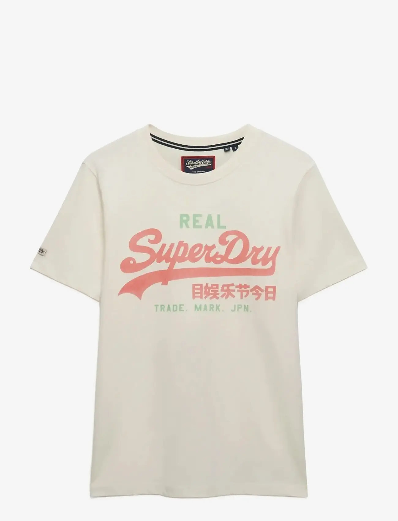 Superdry - VL CLASSIC TEE - alhaisimmat hinnat - soft white - 1