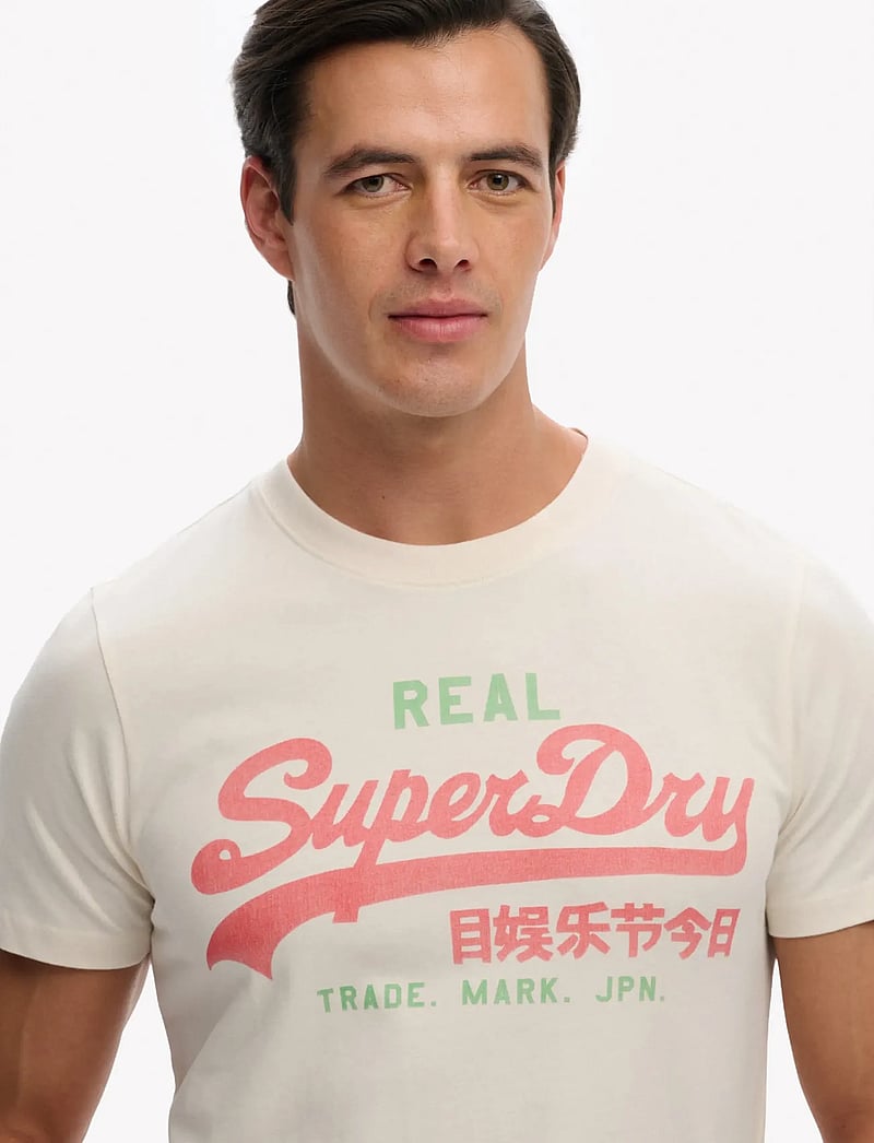Superdry - VL CLASSIC TEE - kortærmede t-shirts - soft white - 2