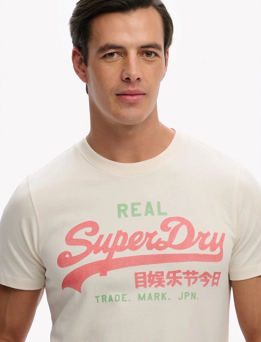 Superdry - VL CLASSIC TEE - short-sleeved t-shirts - soft white - 2