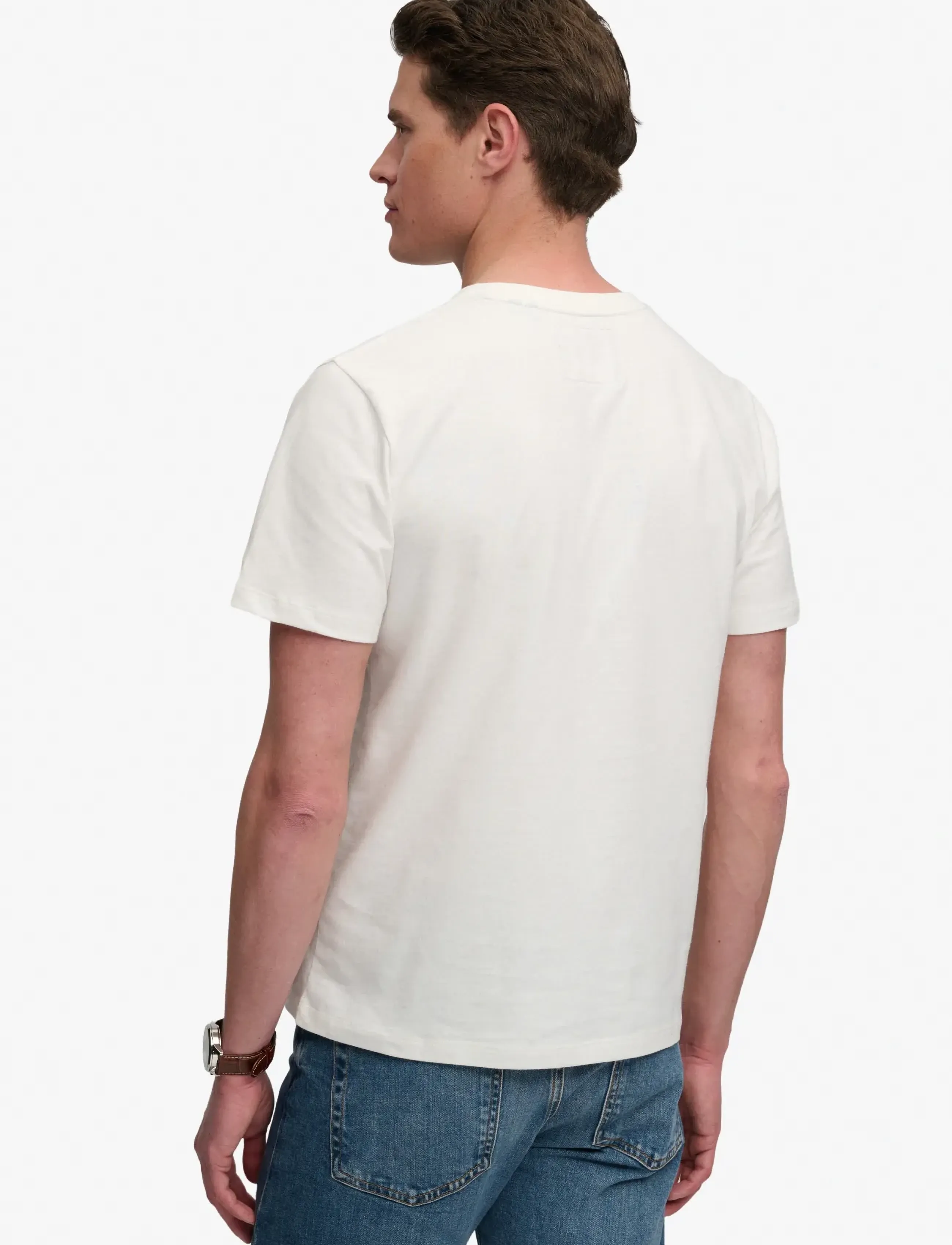 Superdry - VL CLASSIC TEE - kortärmade t-shirts - cream - 2