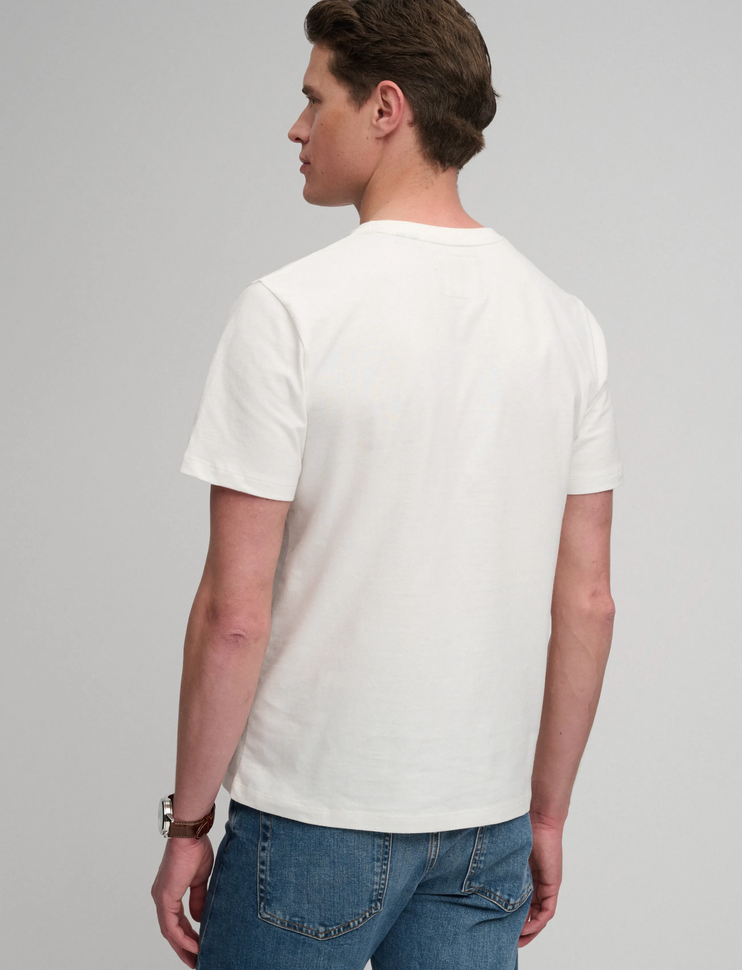 Superdry - VL CLASSIC TEE - kortærmede t-shirts - cream - 2