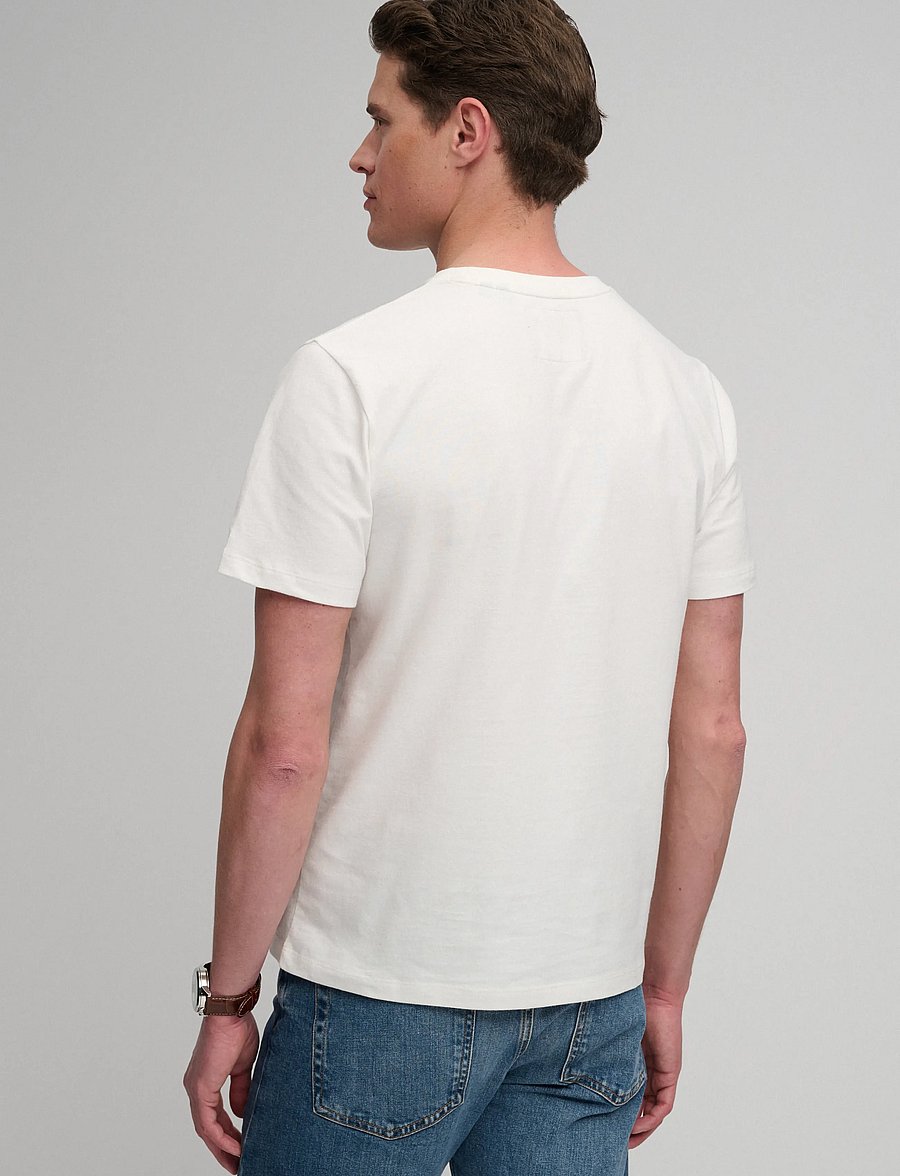 Superdry - VL CLASSIC TEE - kortærmede t-shirts - cream - 2