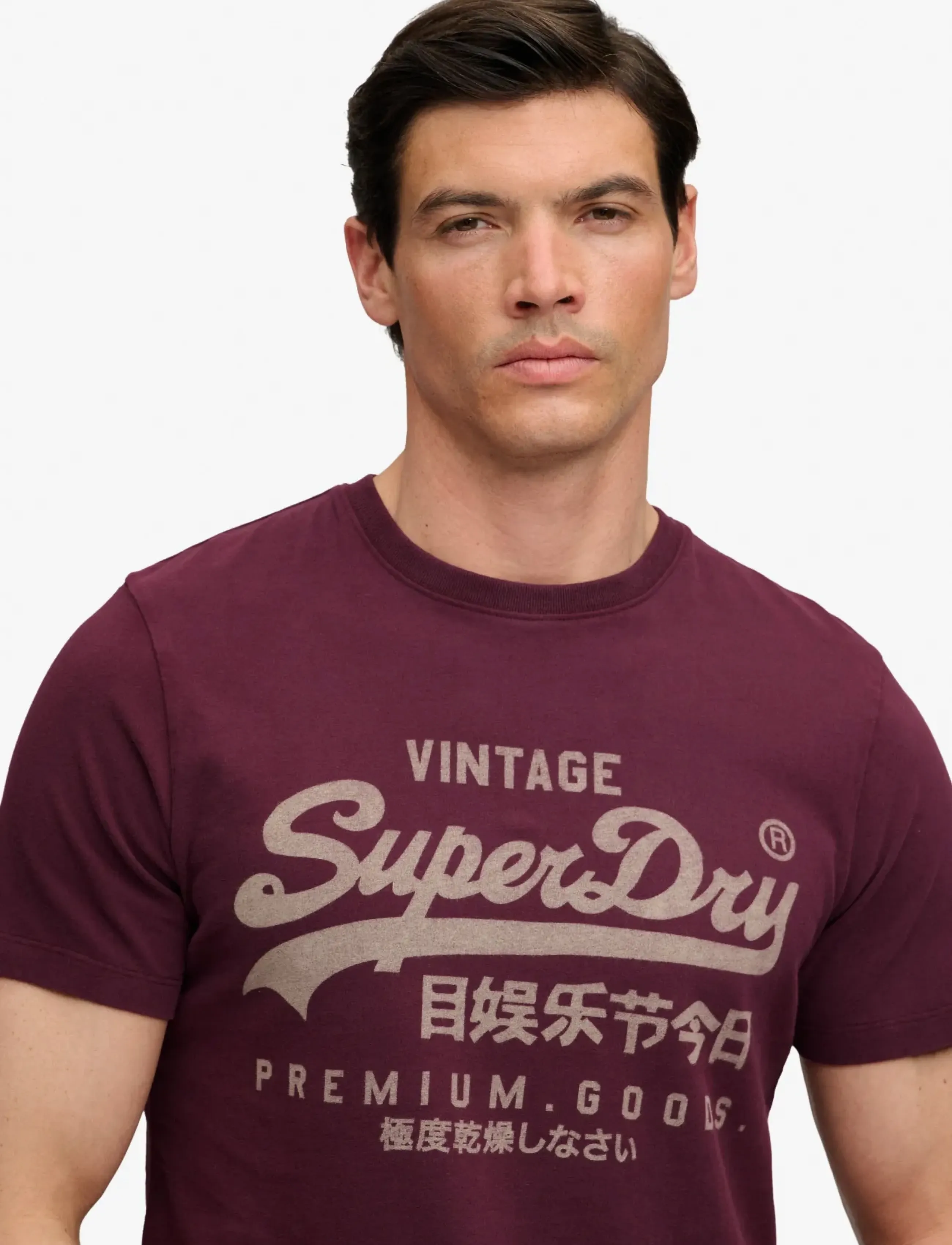 Superdry - VL CLASSIC TEE - kortærmede t-shirts - port red - 3