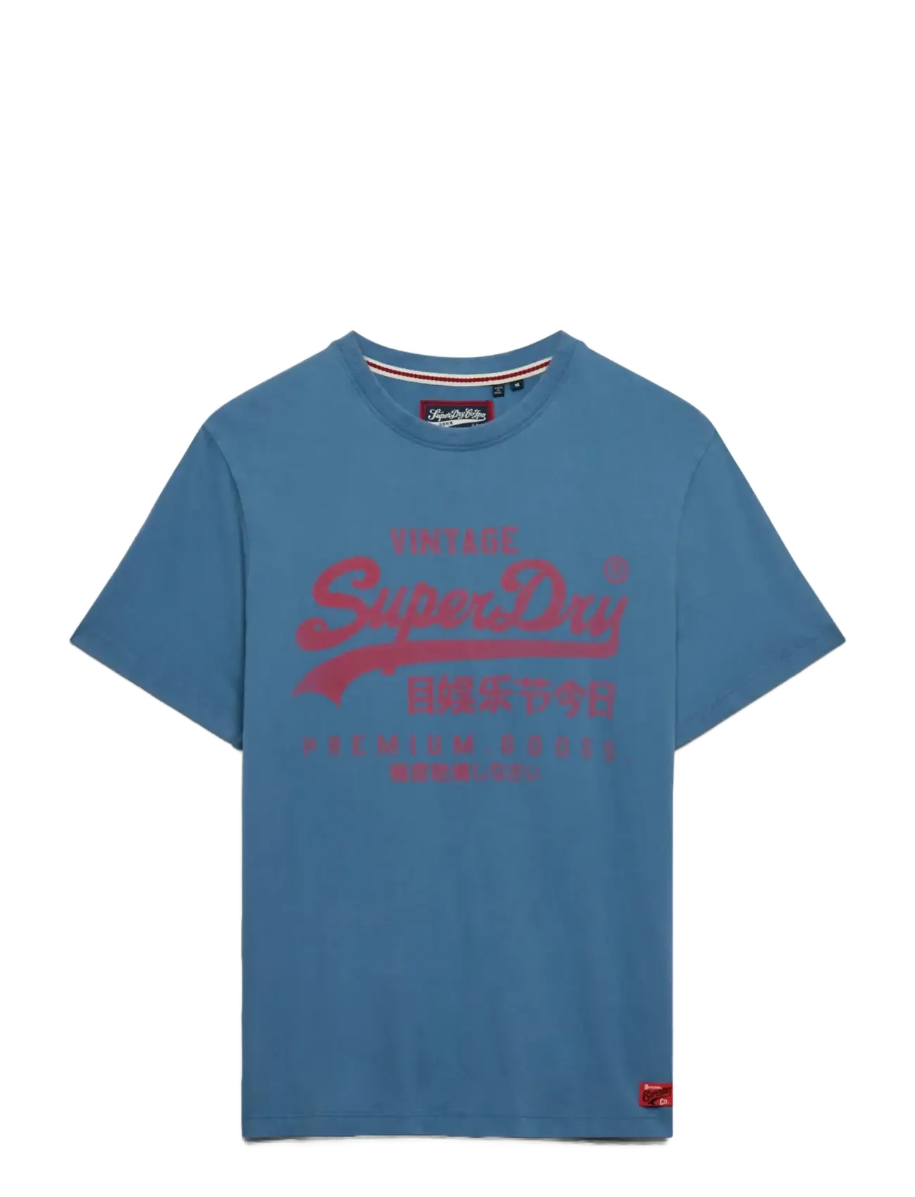 Superdry - VL CLASSIC TEE - kortærmede t-shirts - wedgewood blue - 1