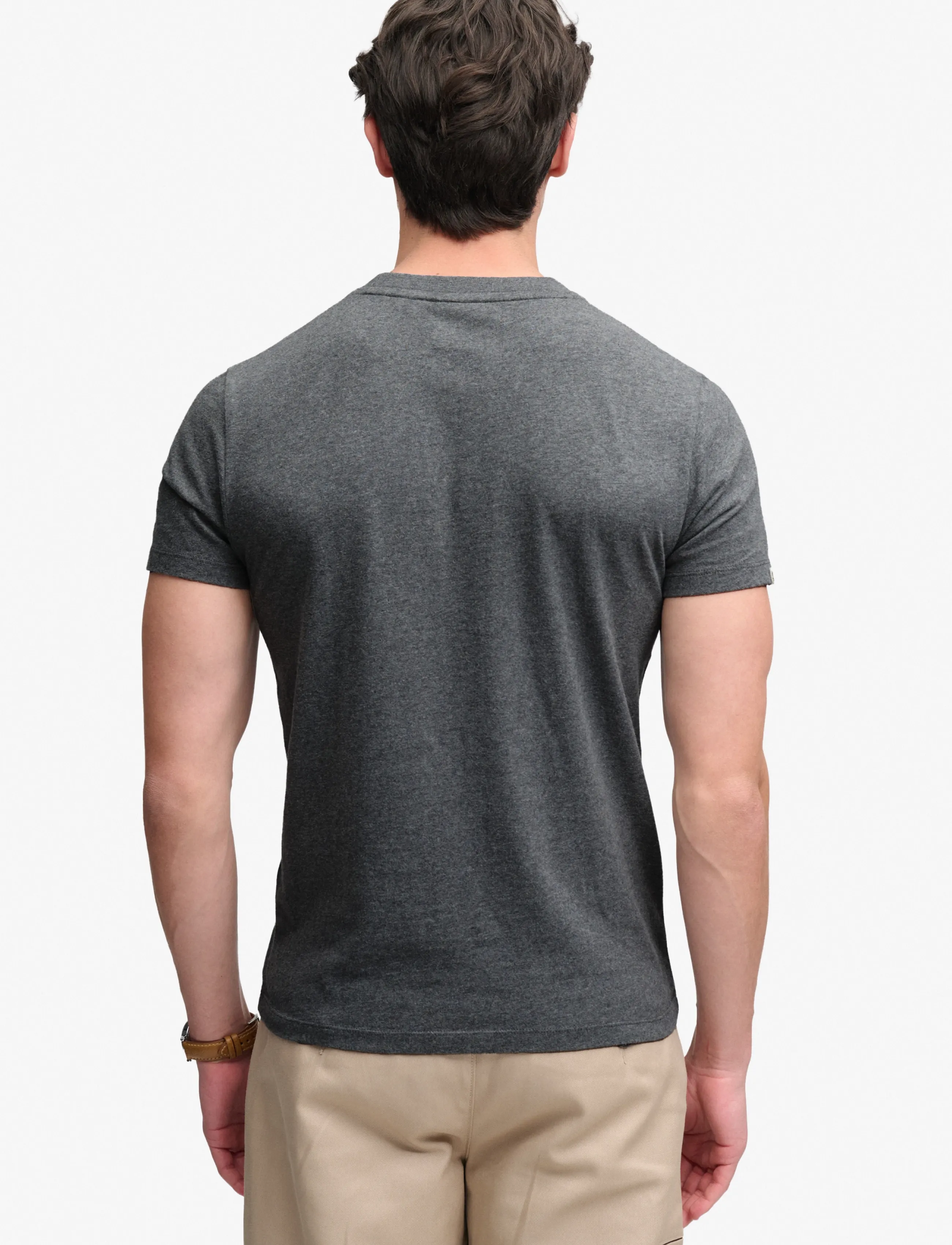 Superdry Essential Stacked Logo Emb Tee t-shirts - bas herr – bild 7