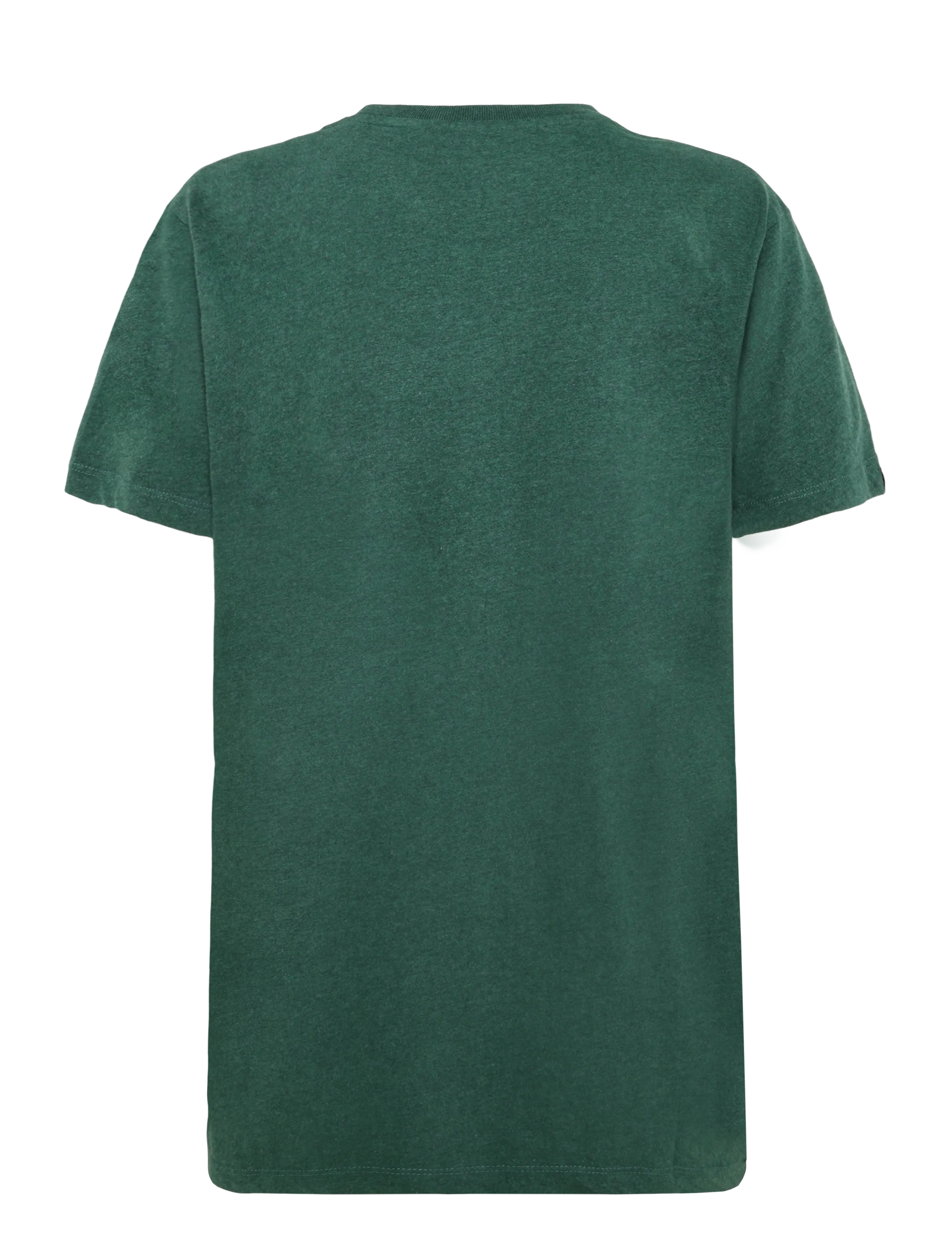 Superdry - ESSENTIAL STACKED LOGO EMB TEE - kurzärmelige t-shirts - pitch green marl/pure navy - 2