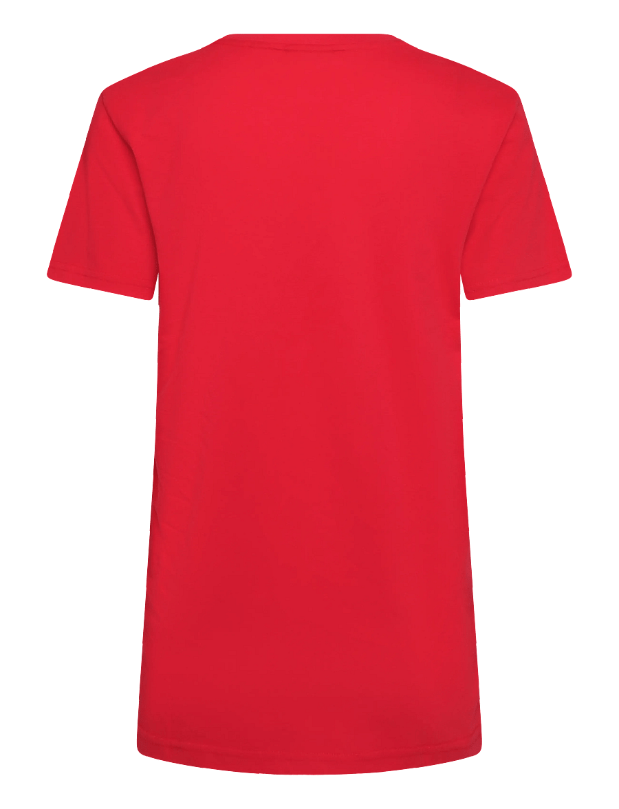 Superdry - ESSENTIAL STACKED LOGO EMB TEE - kurzärmelige t-shirts - lollipop red/navy - 2