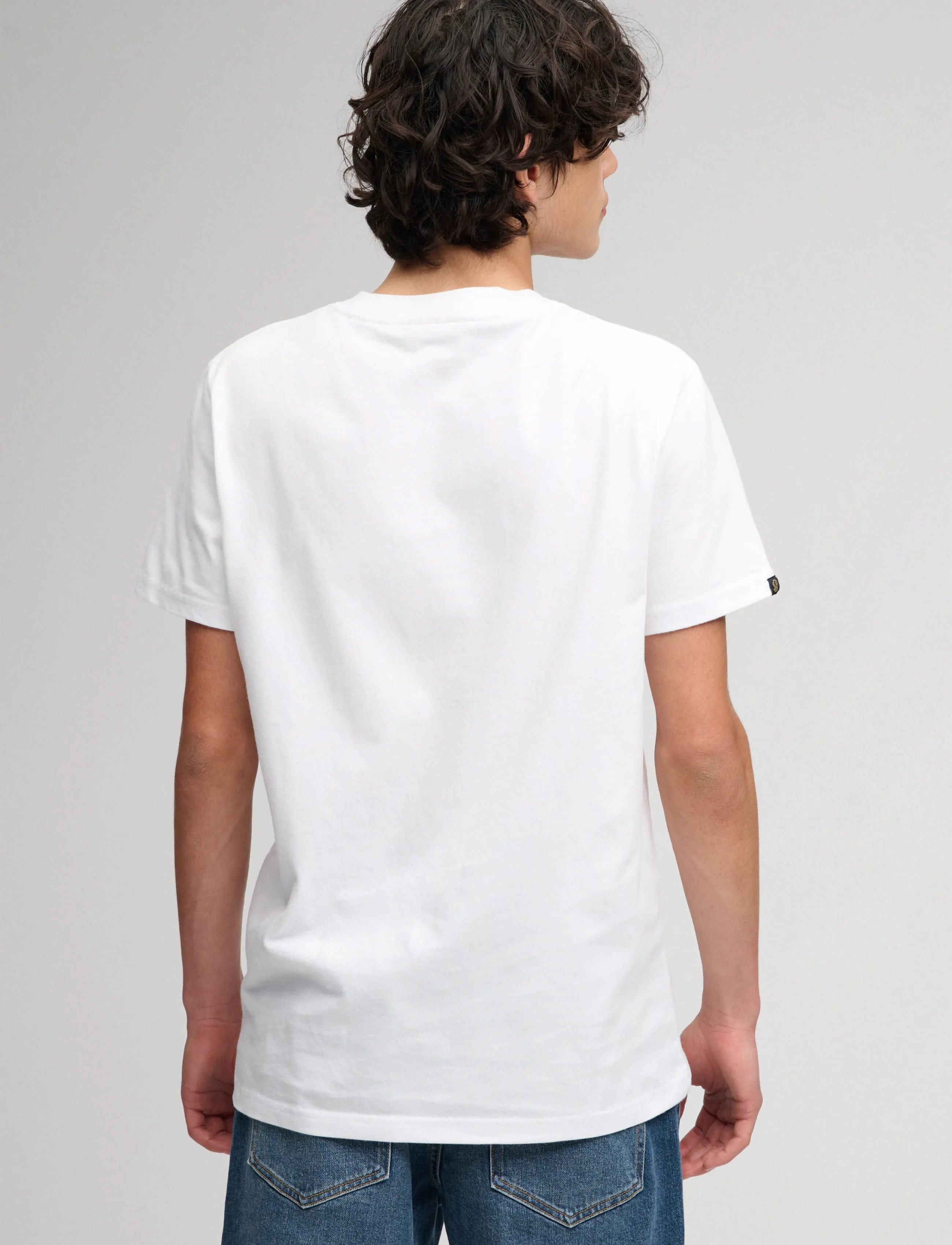 Superdry - ESSENTIAL STACKED LOGO EMB TEE - kortærmede t-shirts - optic/navy - 2