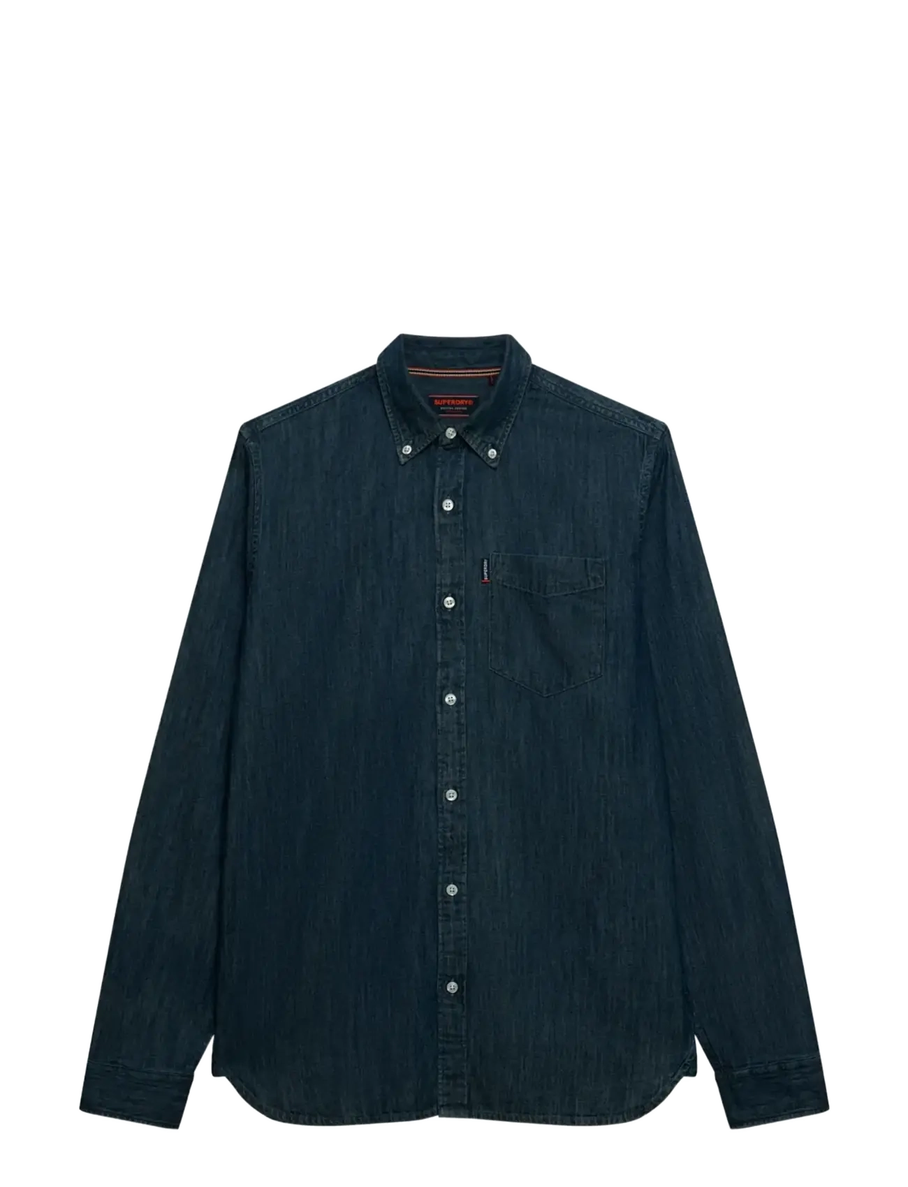 Superdry - ESSENTIAL STACKED LOGO EMB TEE - optic/navy - 2