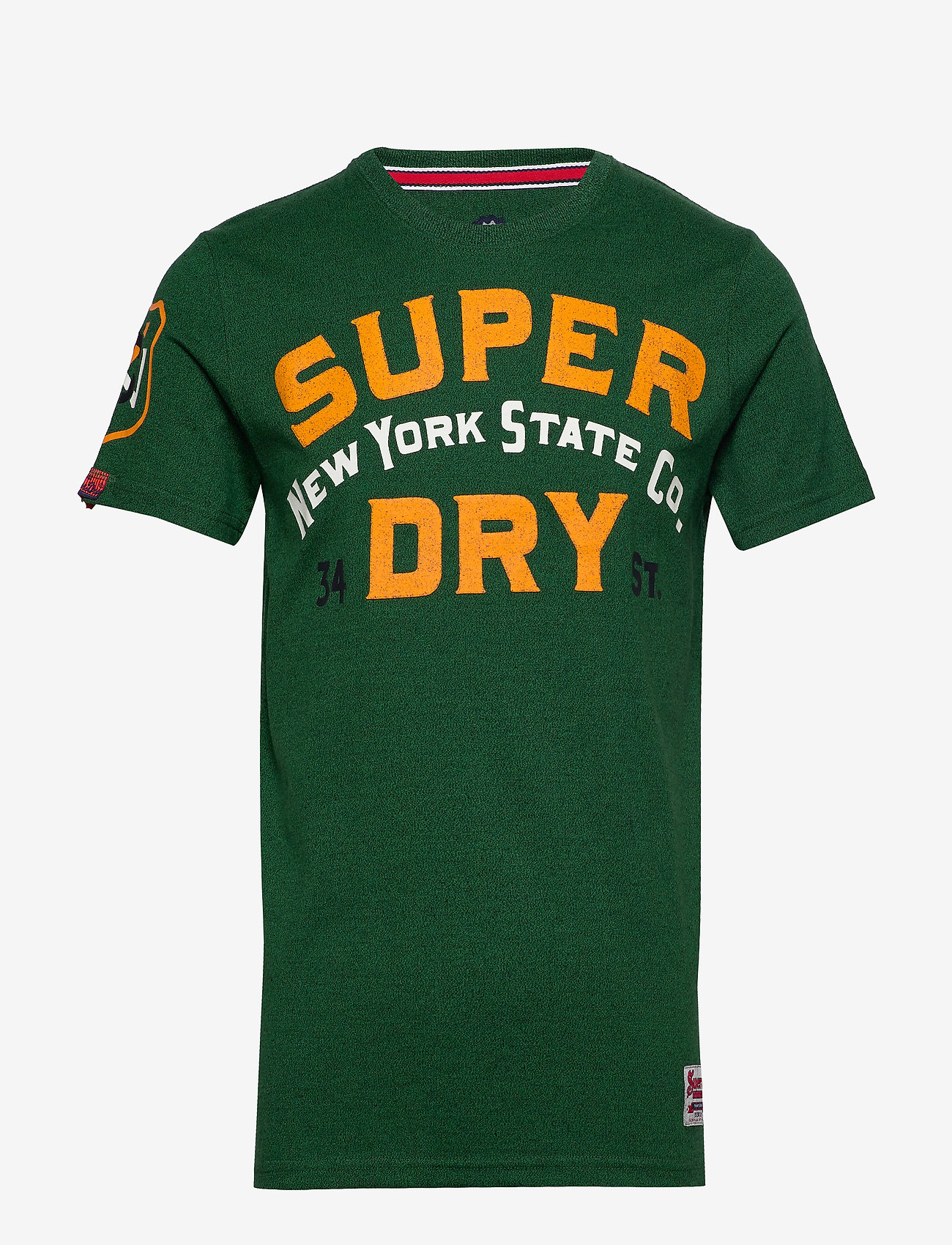 Superdry - 34TH ST TEE - bright midwest green grit - 0