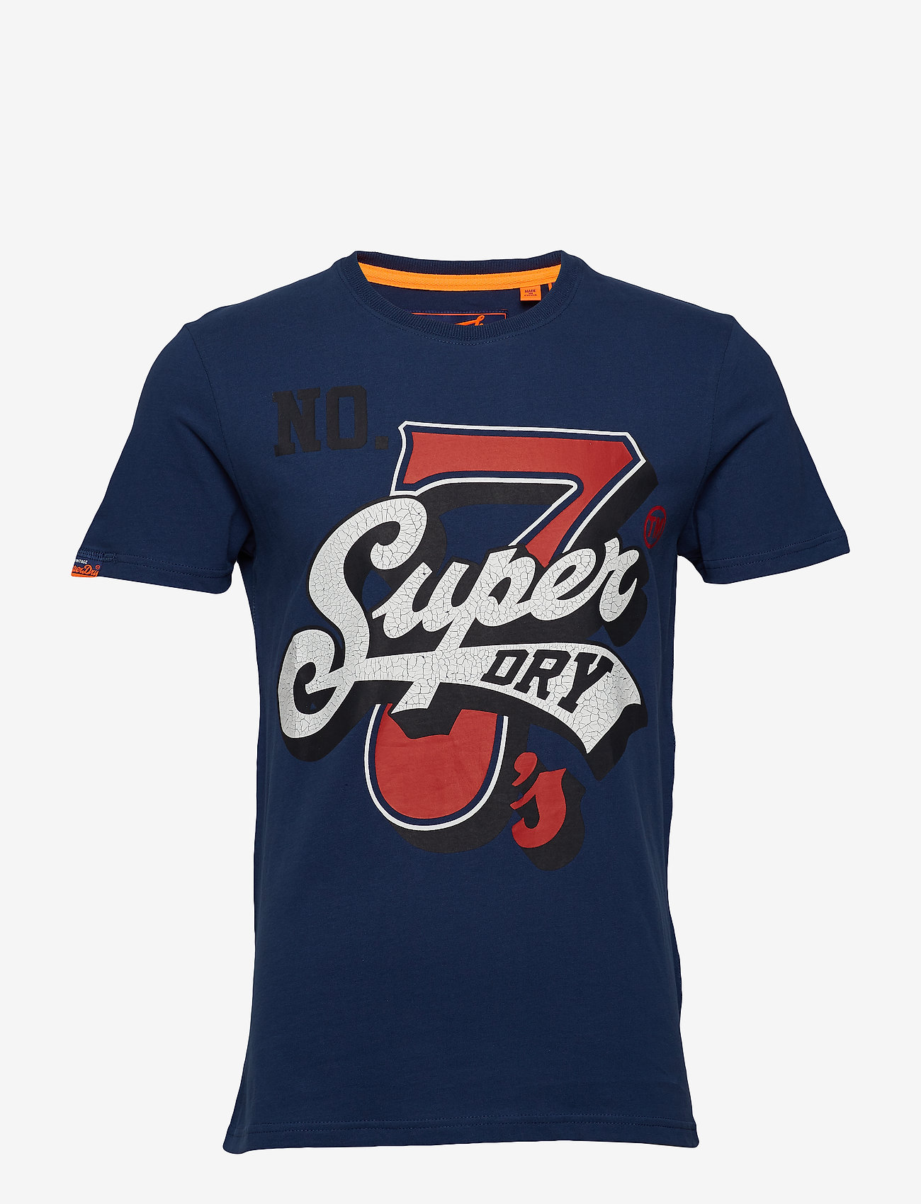 Superdry - SUPER SEVEN MID WEIGHT TEE - eagle navy - 0