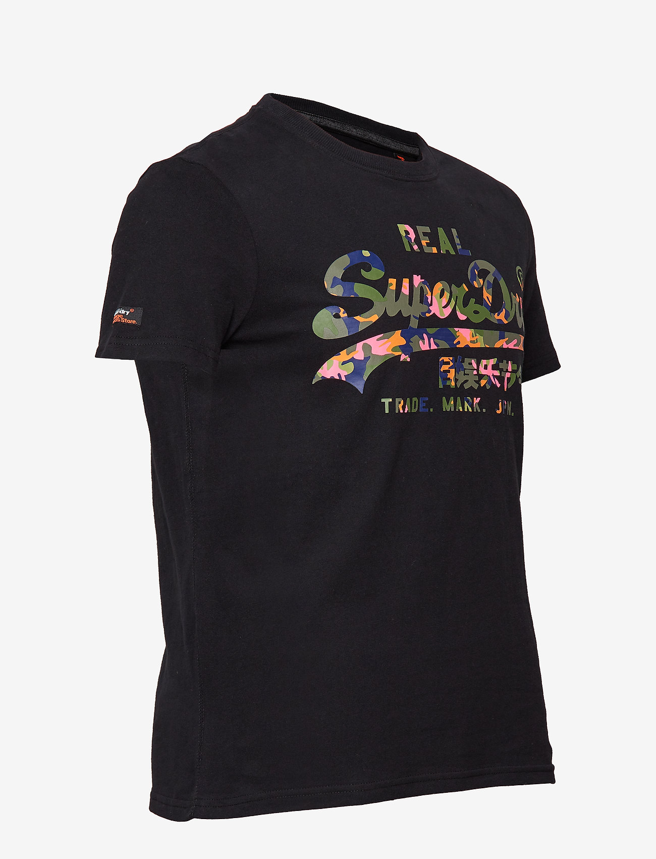 Superdry - VINTAGE LOGO LAYERED CAMO TEE - black - 2