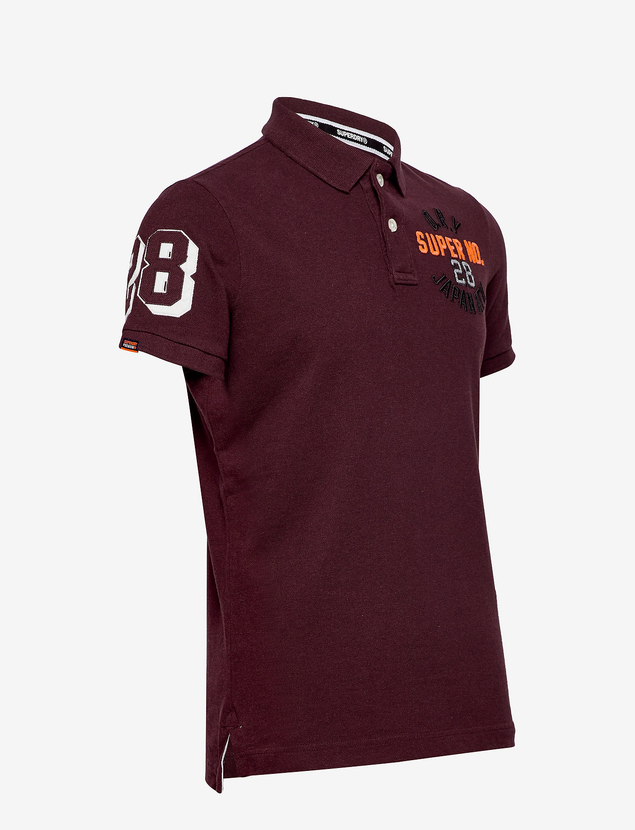 Superdry - SUPERSTATE SHADOW POLO - buck burgundy marl - 3