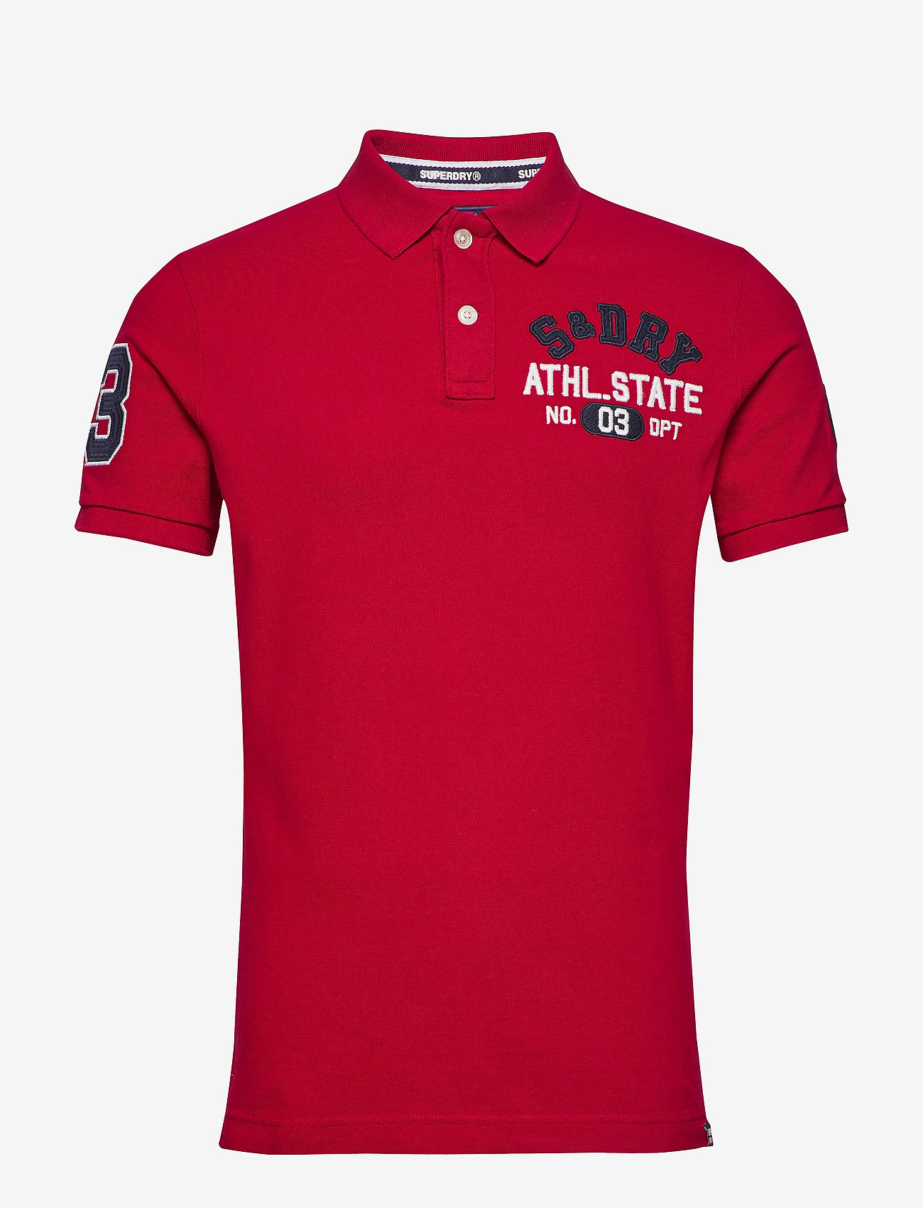 Superdry - CLASSIC SUPERSTATE S/S POLO - chilli pepper - 0