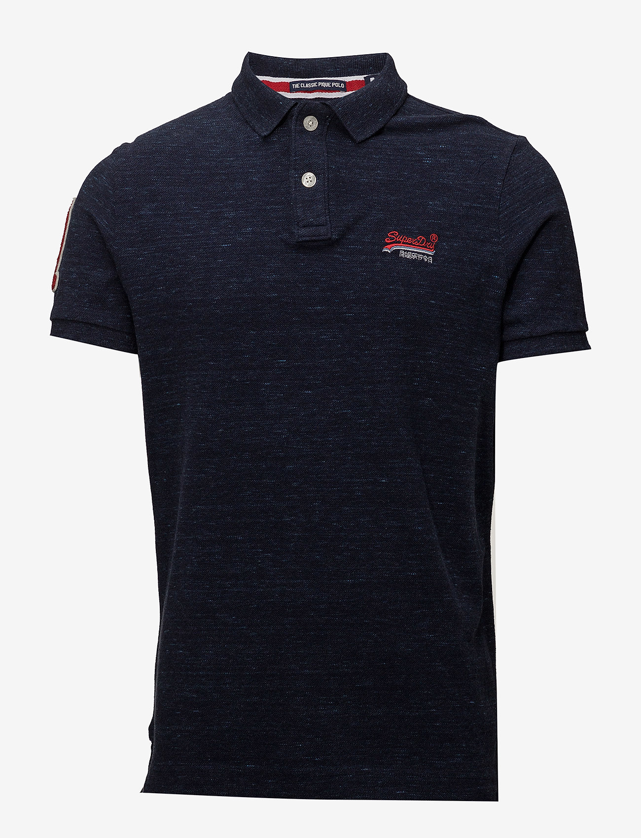 Superdry - CLASSIC S/S PIQUE POLO - montana blue grit - 0