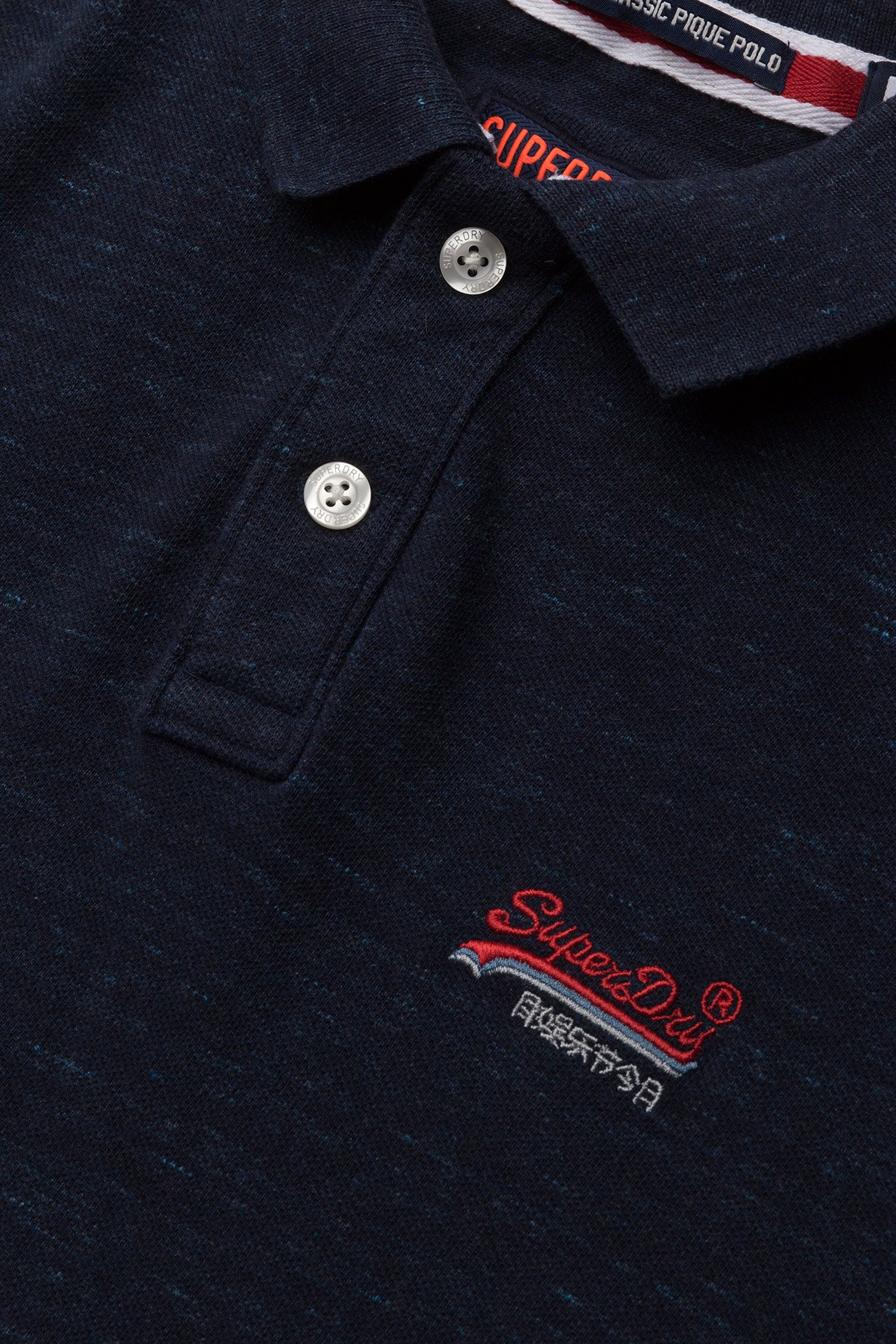 Superdry - CLASSIC S/S PIQUE POLO - montana blue grit - 3