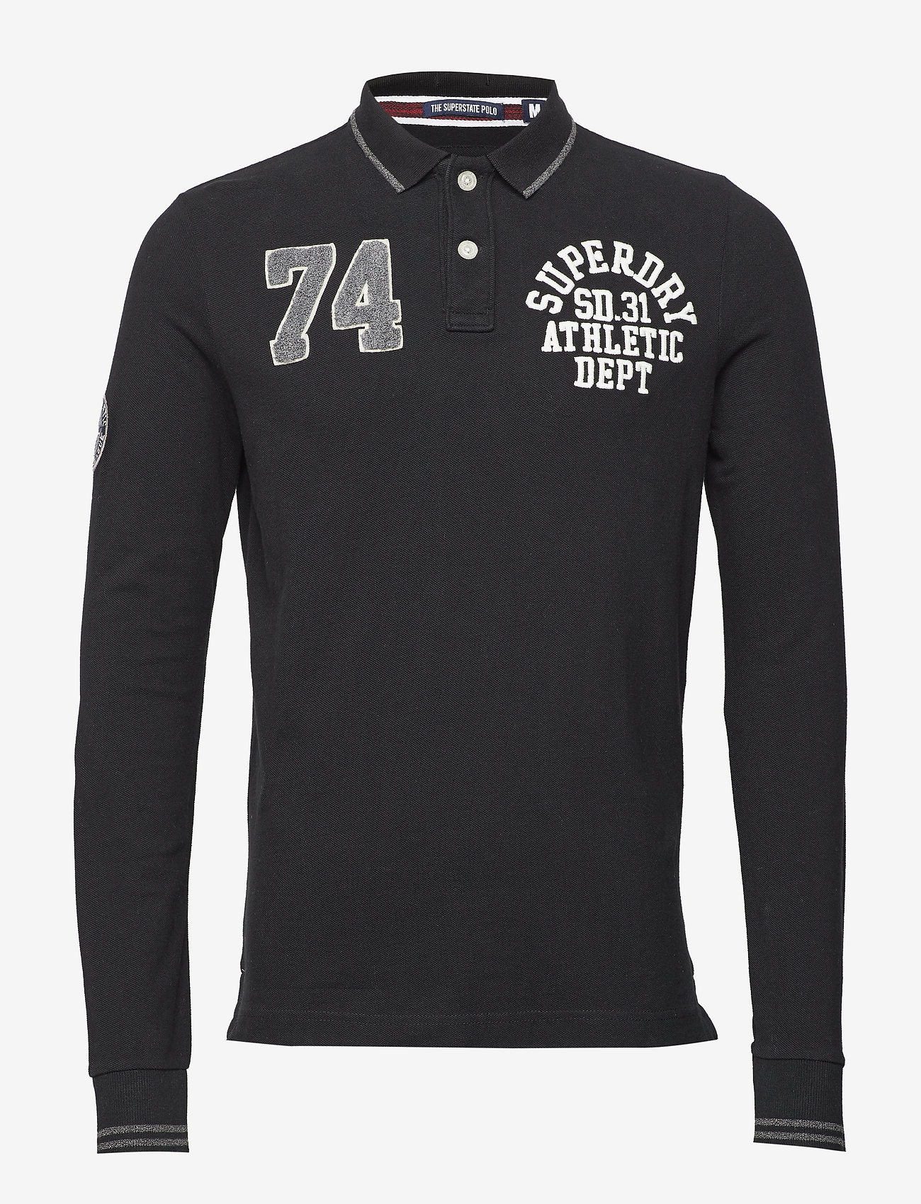 CLASSIC SUPERSTATE L/S POLO - BLACK