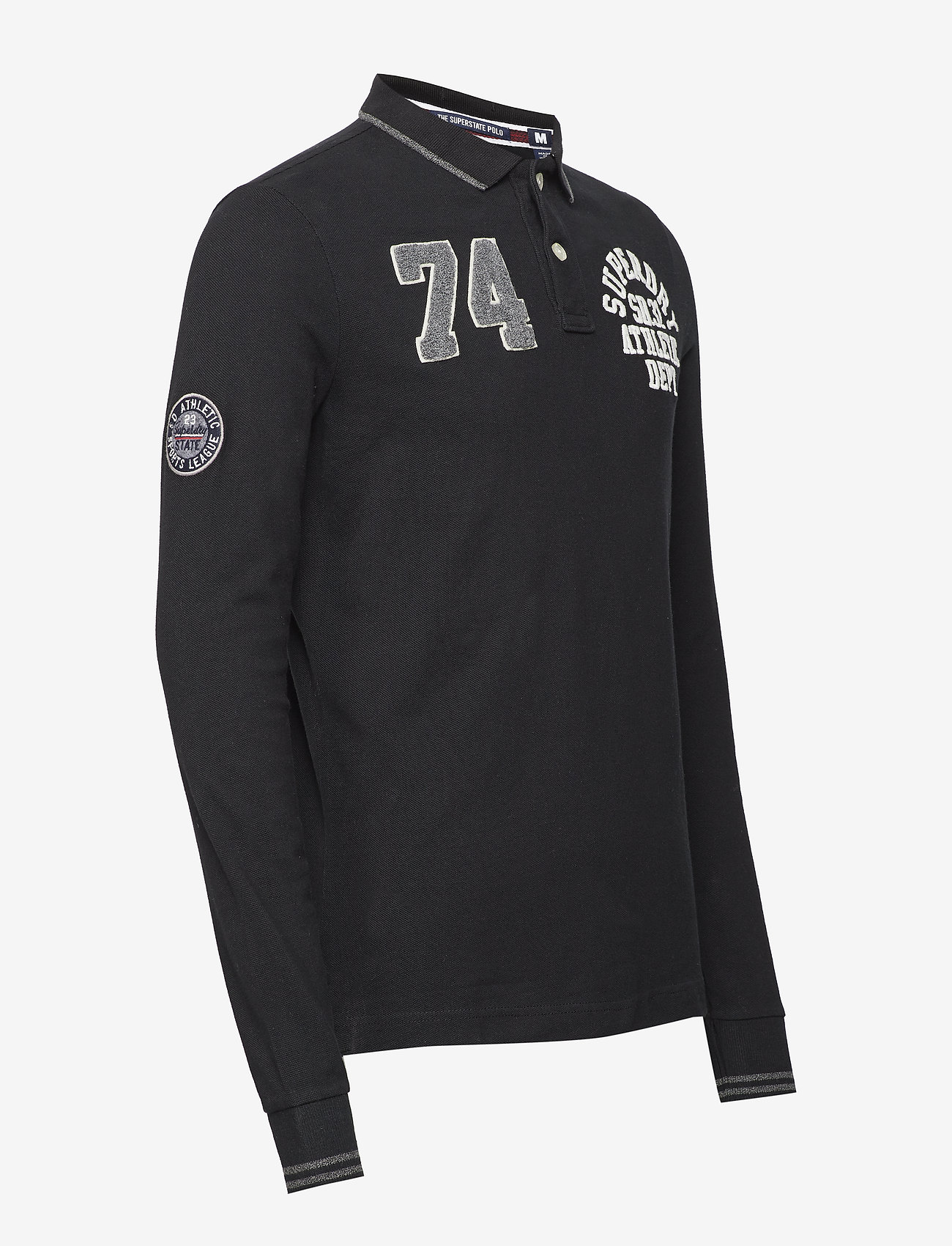Superdry - CLASSIC SUPERSTATE L/S POLO - black - 2