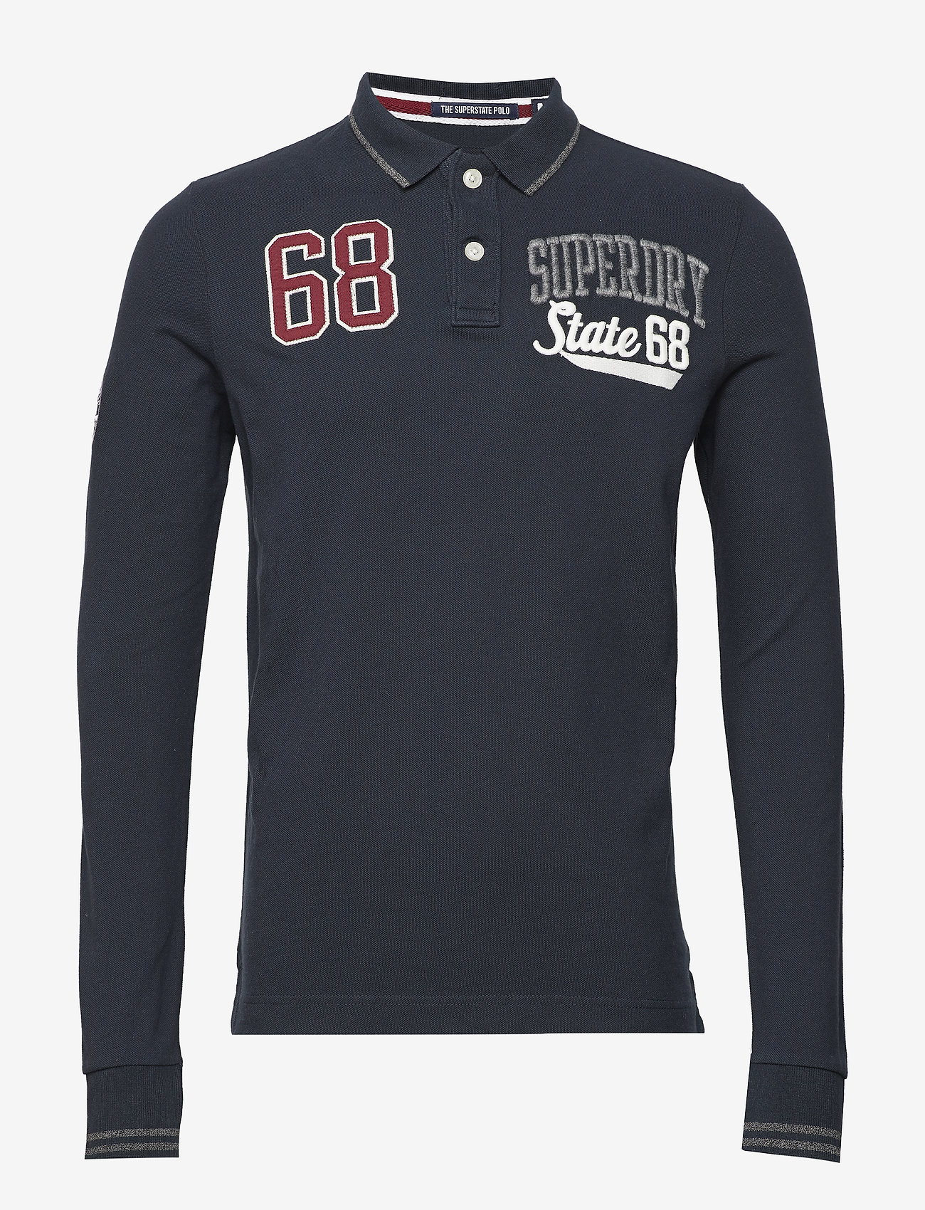 Superdry - CLASSIC SUPERSTATE L/S POLO - eclipse navy - 0