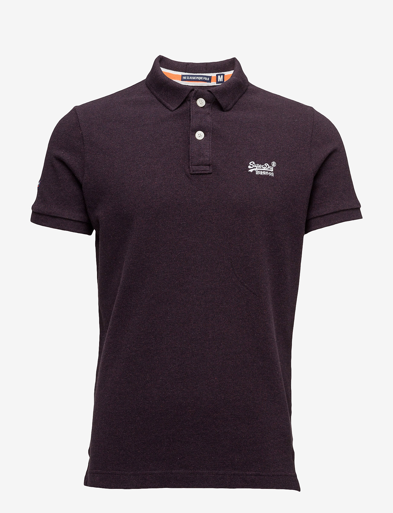 Superdry - CLASSIC FIT PIQUE POLO - blackberry marl - 0