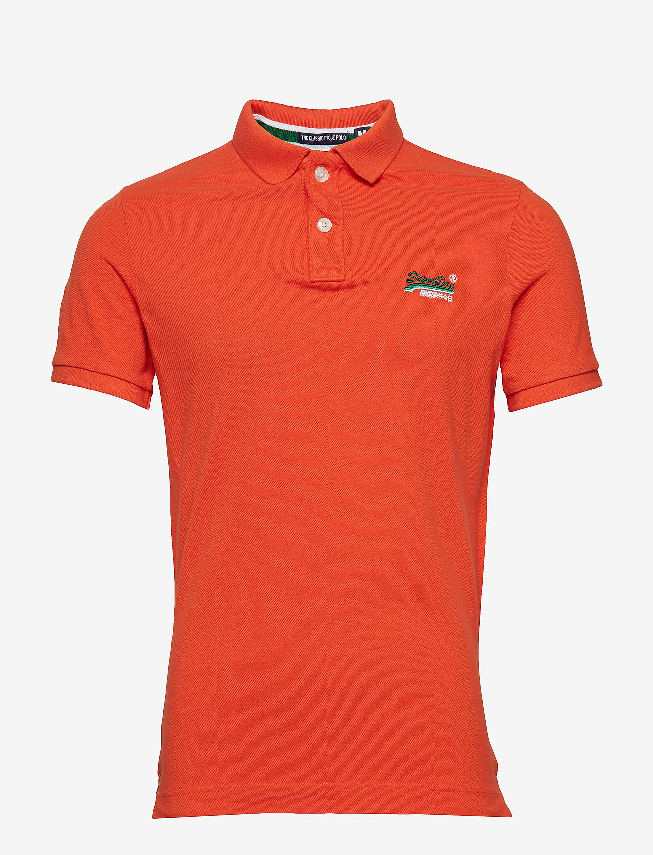 Superdry - CLASSIC S/S PIQUE POLO - firepit orange - 0