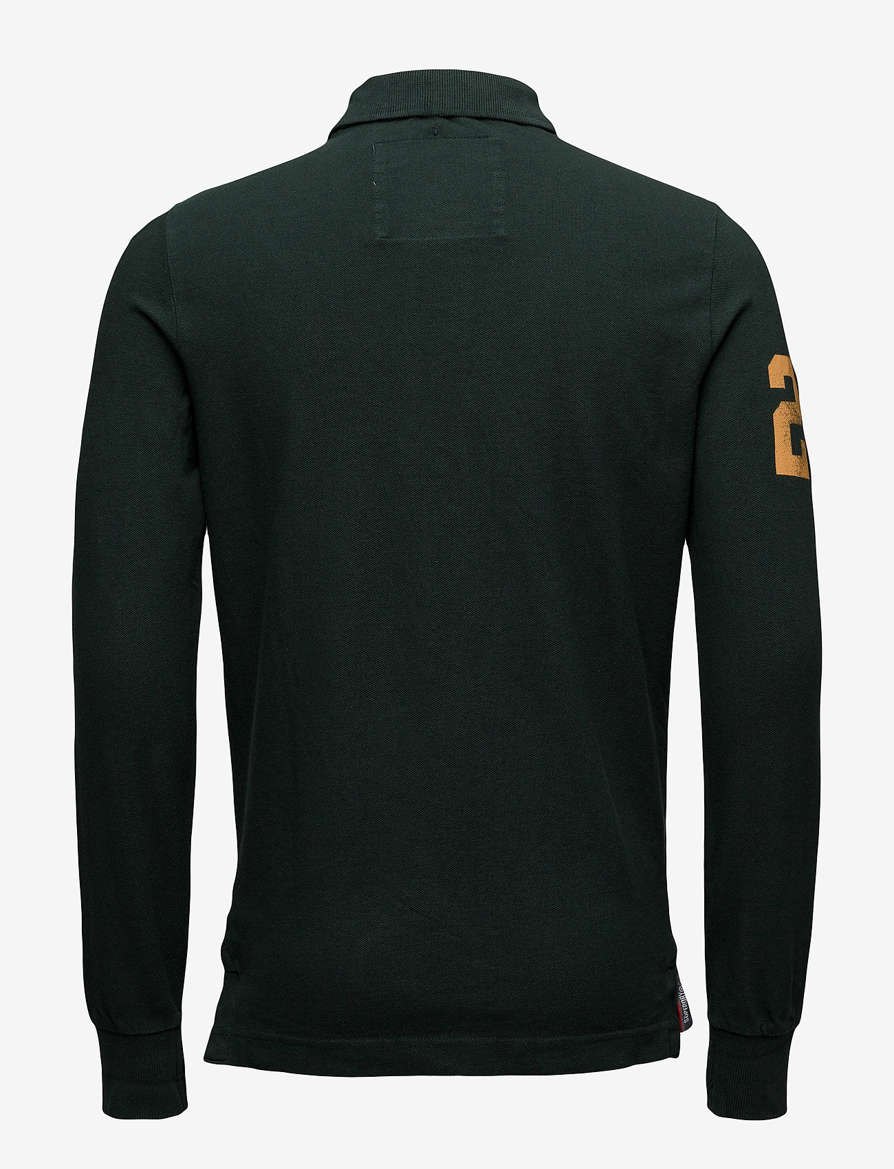 Superdry - SUPER STATE L/S POLO - forest green - 1