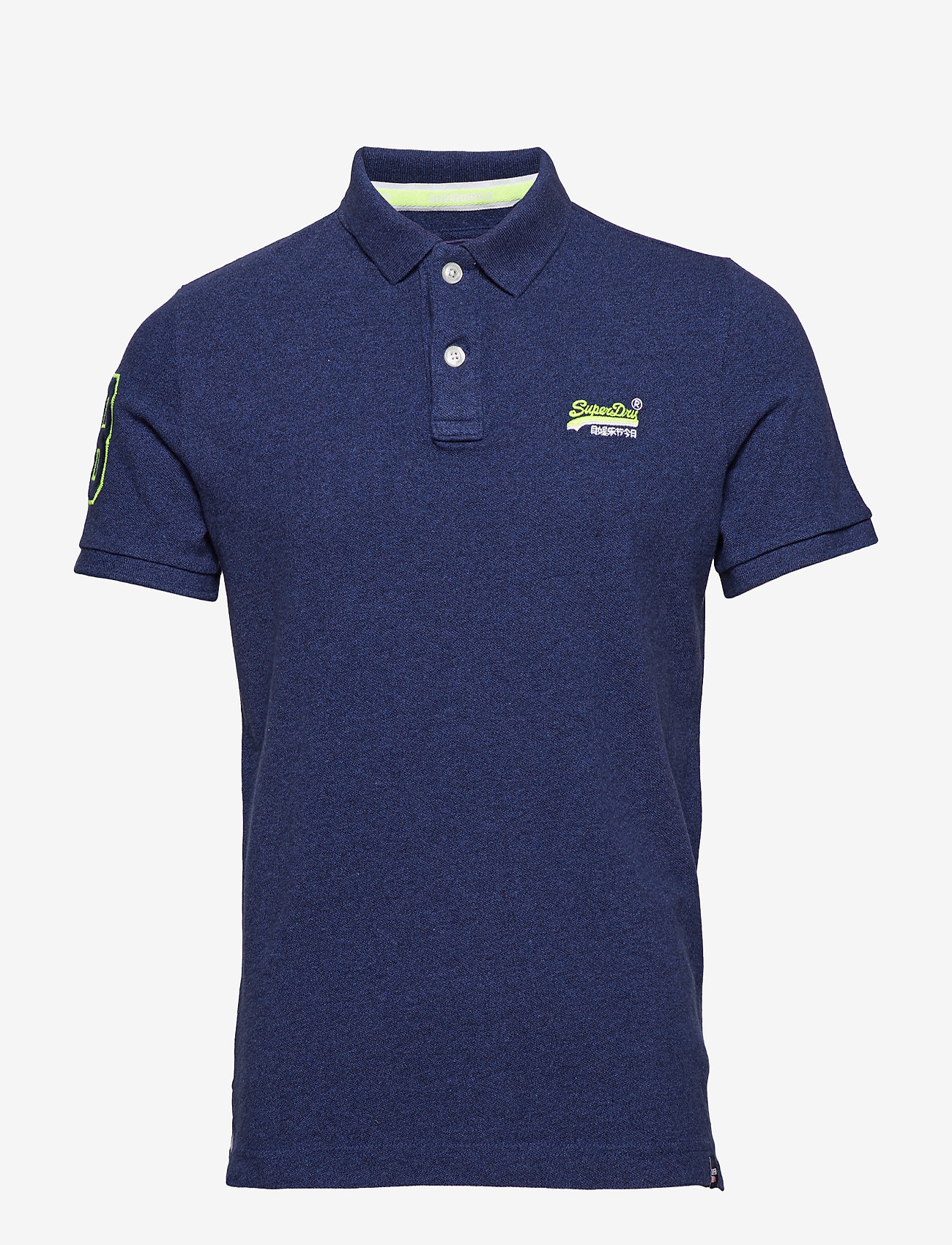 Superdry - CLASSIC PIQUE POLO - storm blue grit - 0
