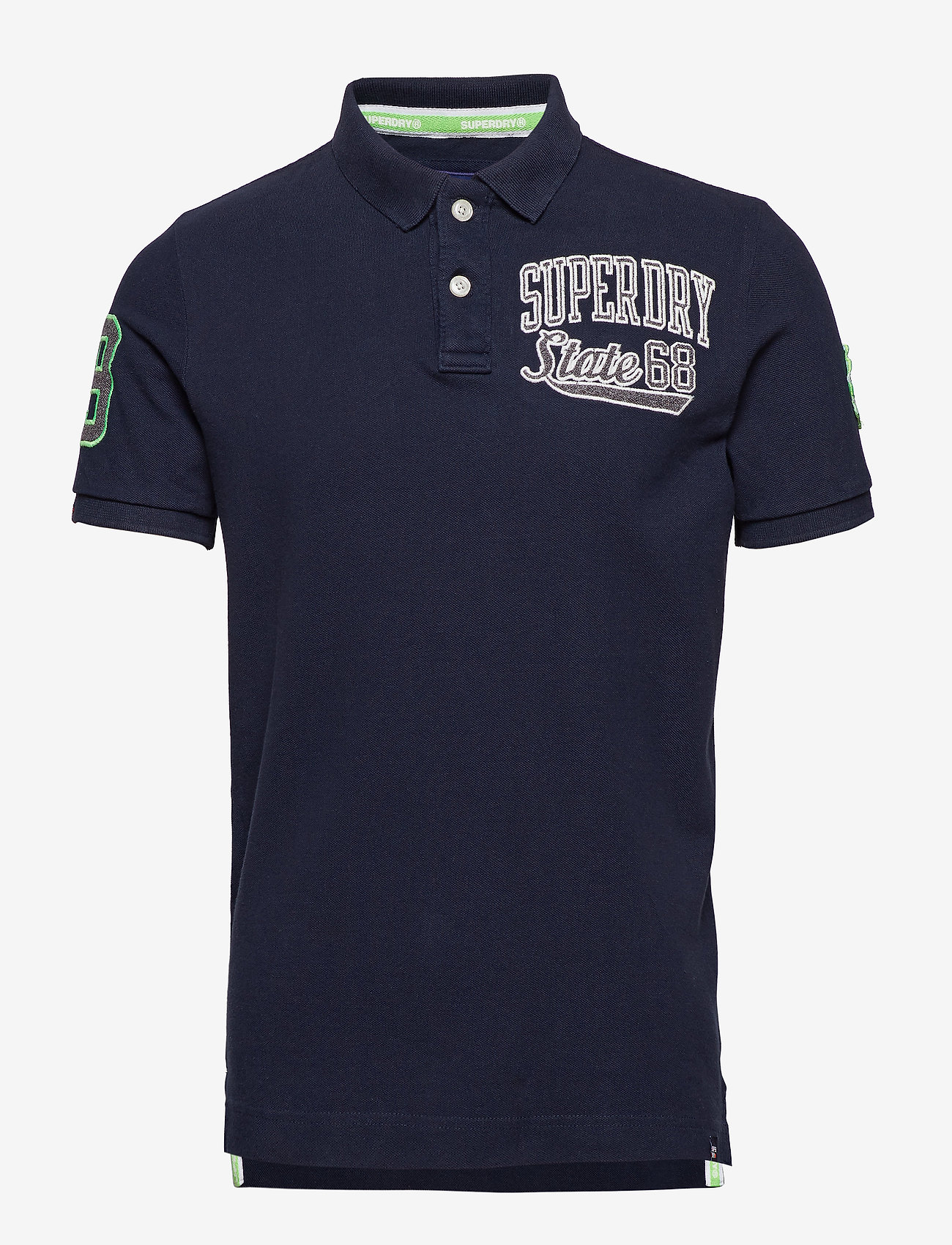 Superdry - CLASSIC SUPERSTATE PIQUE POLO - midnight - 0