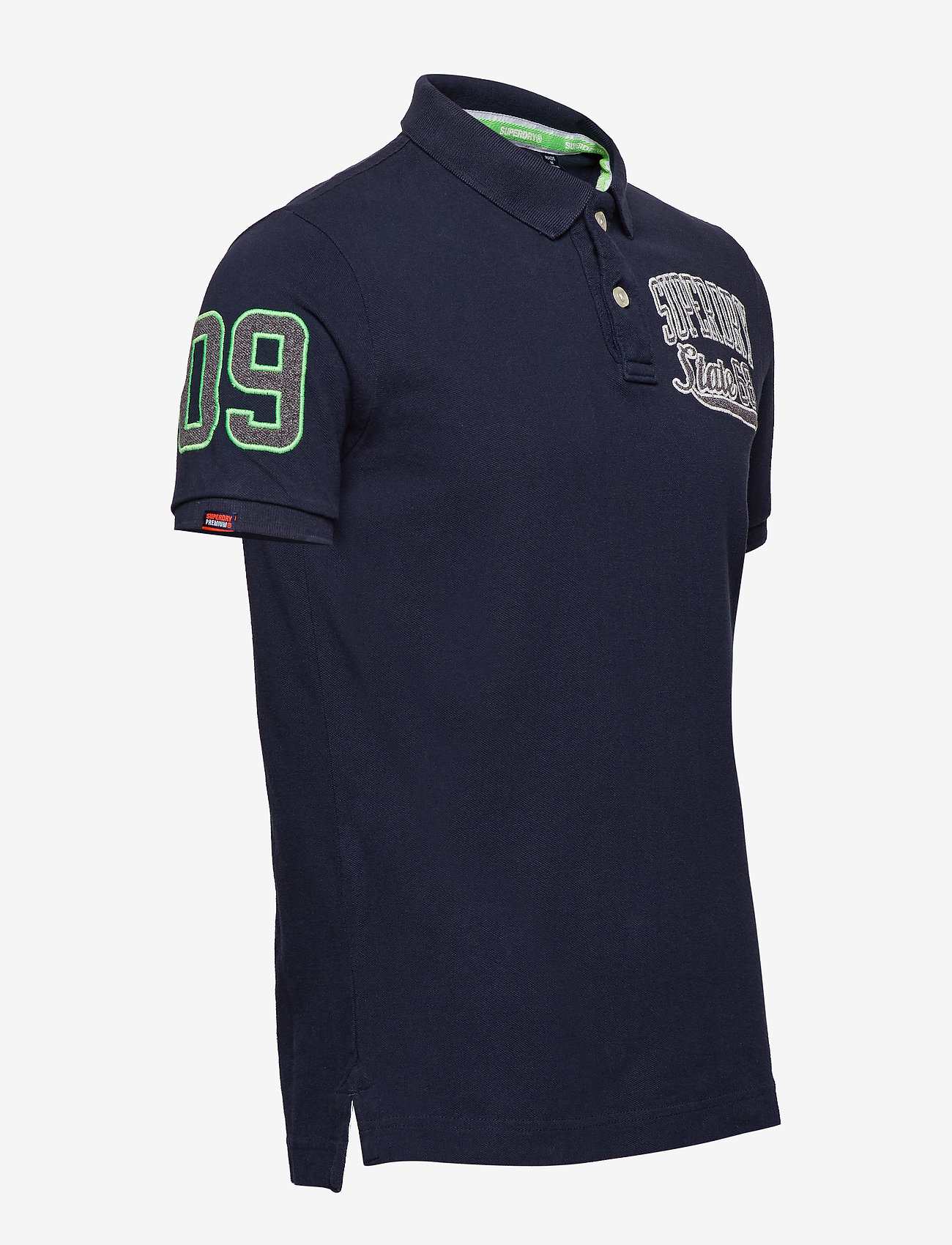 Superdry - CLASSIC SUPERSTATE PIQUE POLO - midnight - 2